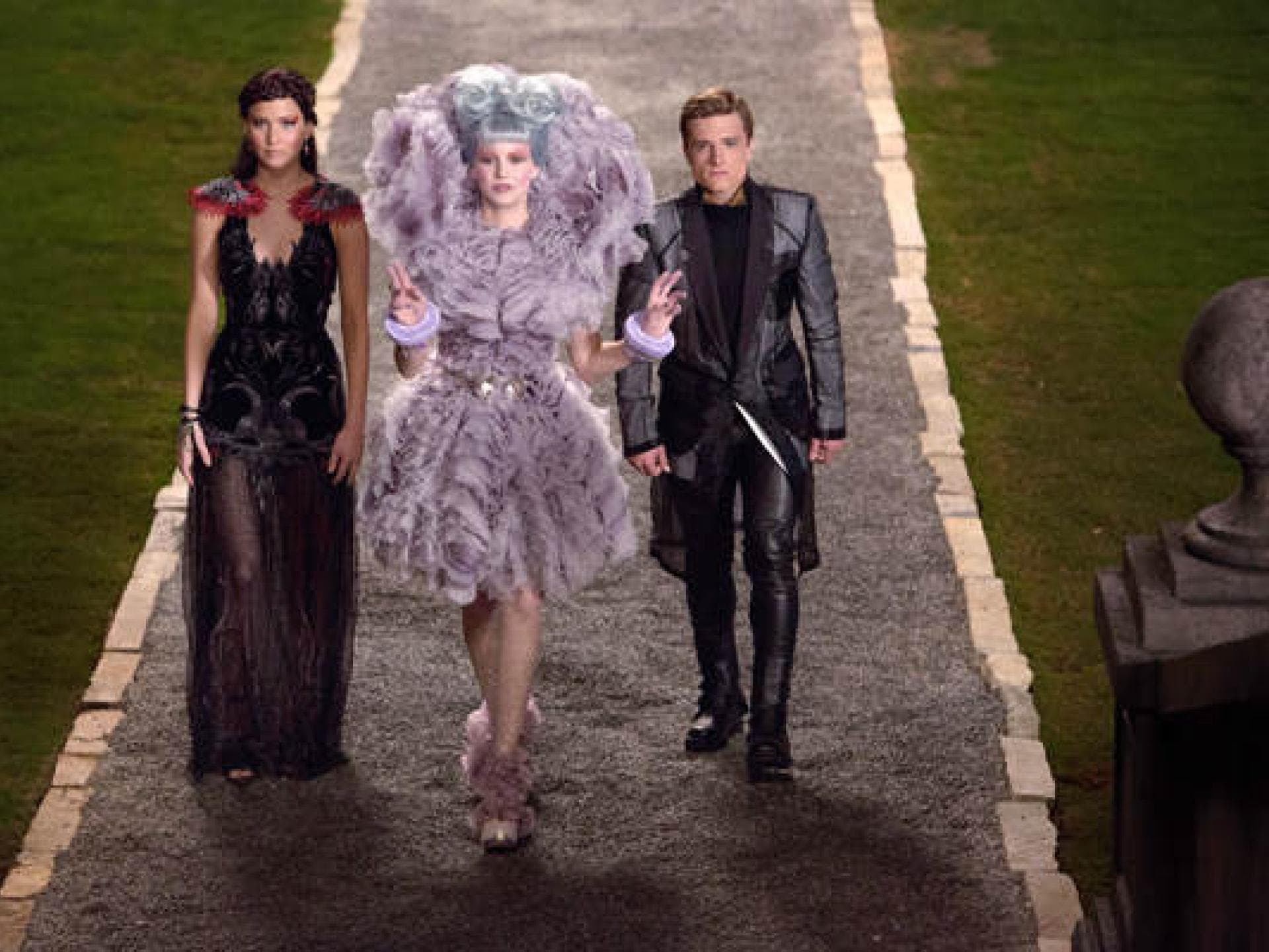 Catching Fire: Katniss, Effie und Peeta