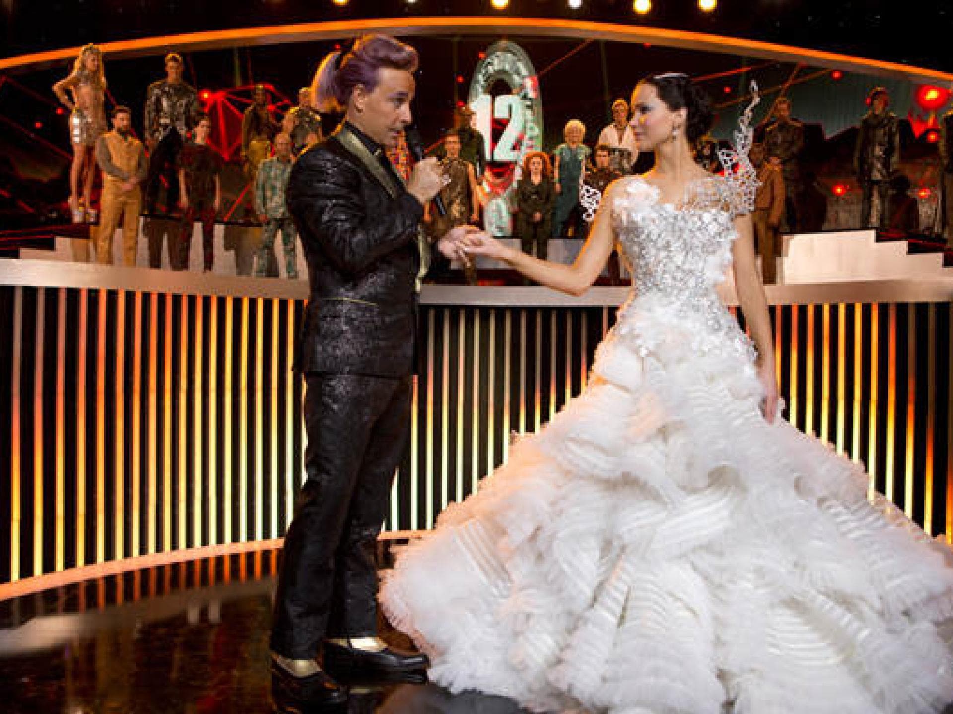 Catching Fire: Caesar und Katniss