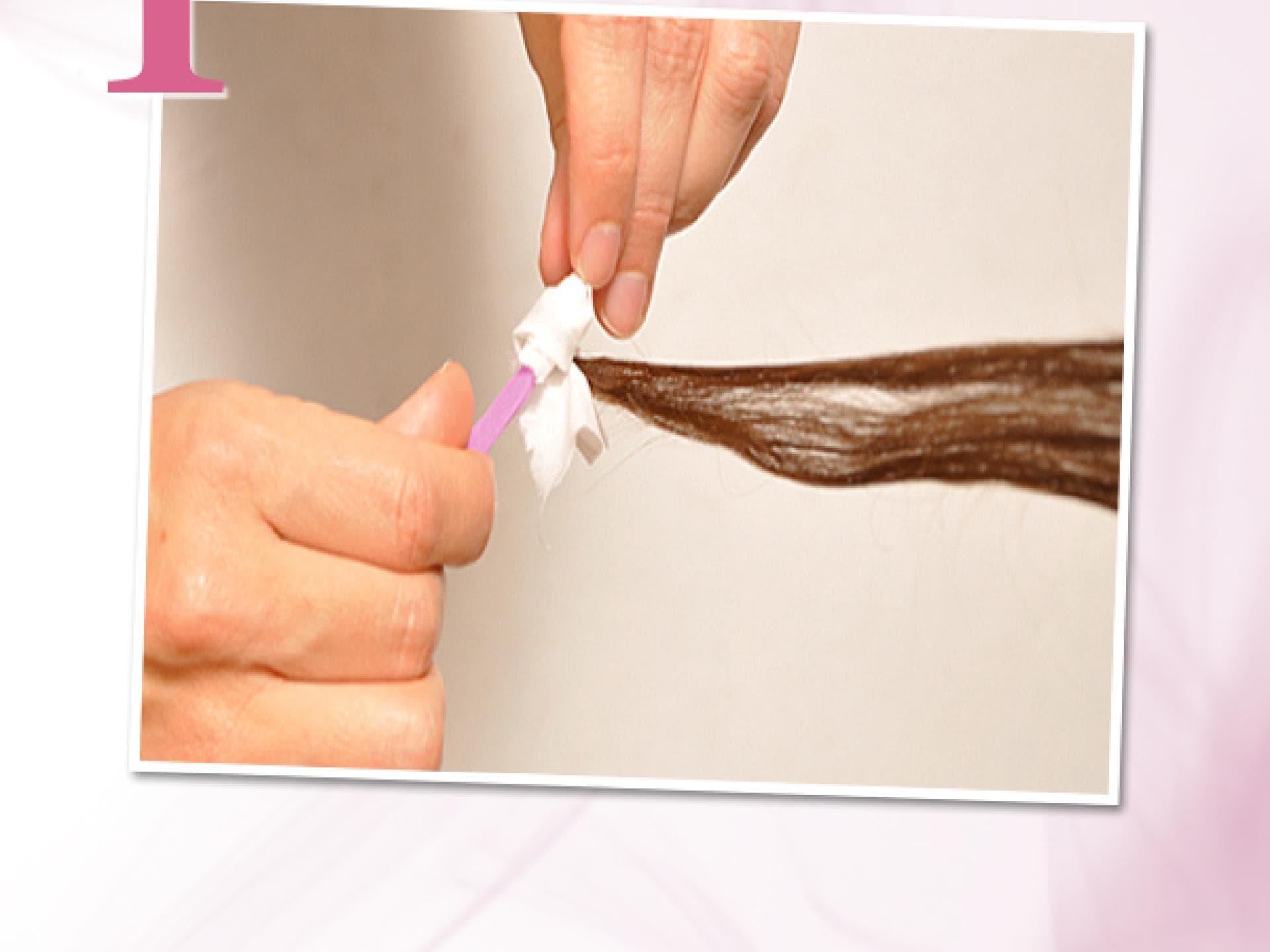 Locken machen und Spitzen schützen