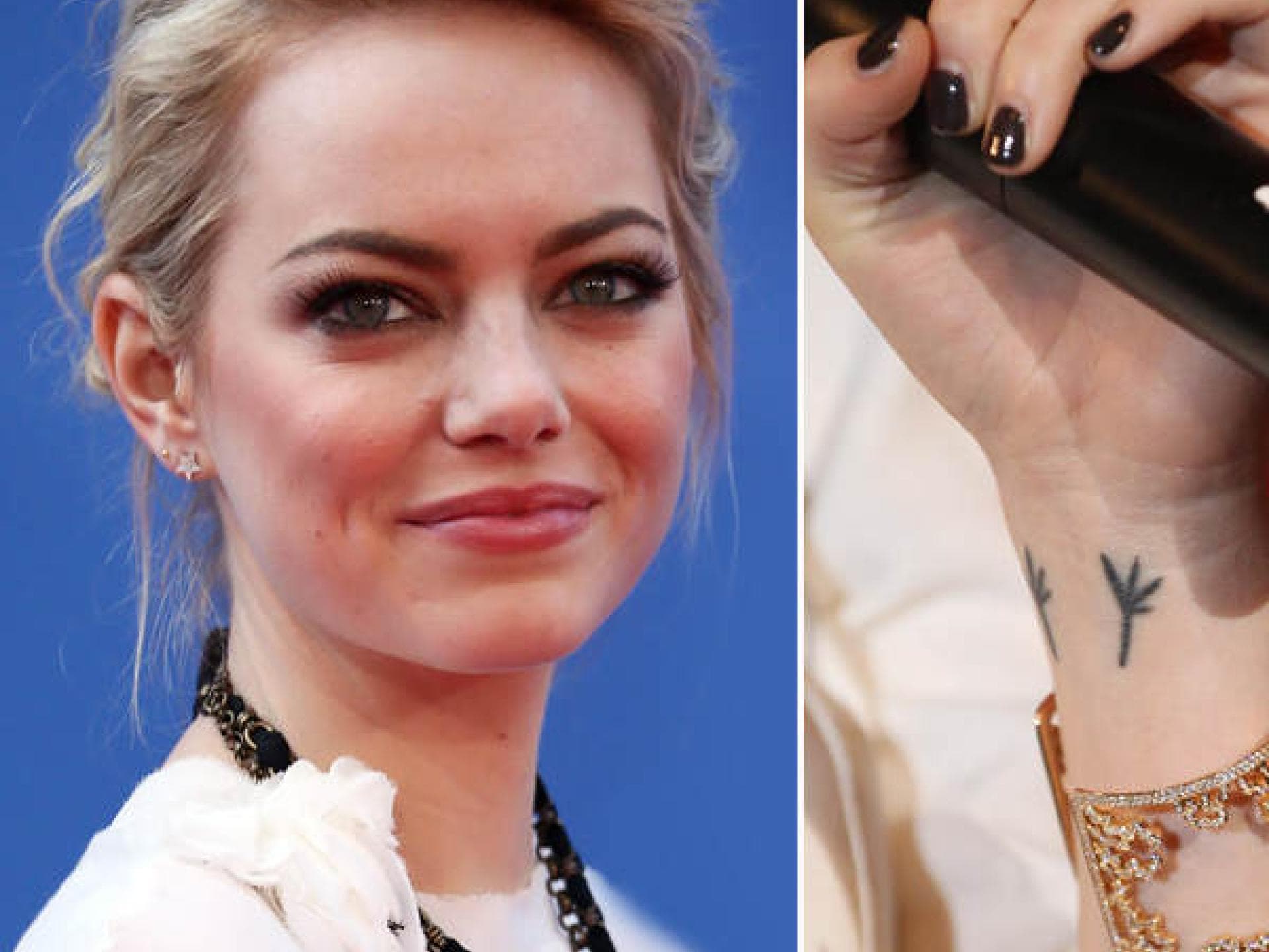 Emma Stone und ihr Tattoo Emma Stone und ihr Tattoo