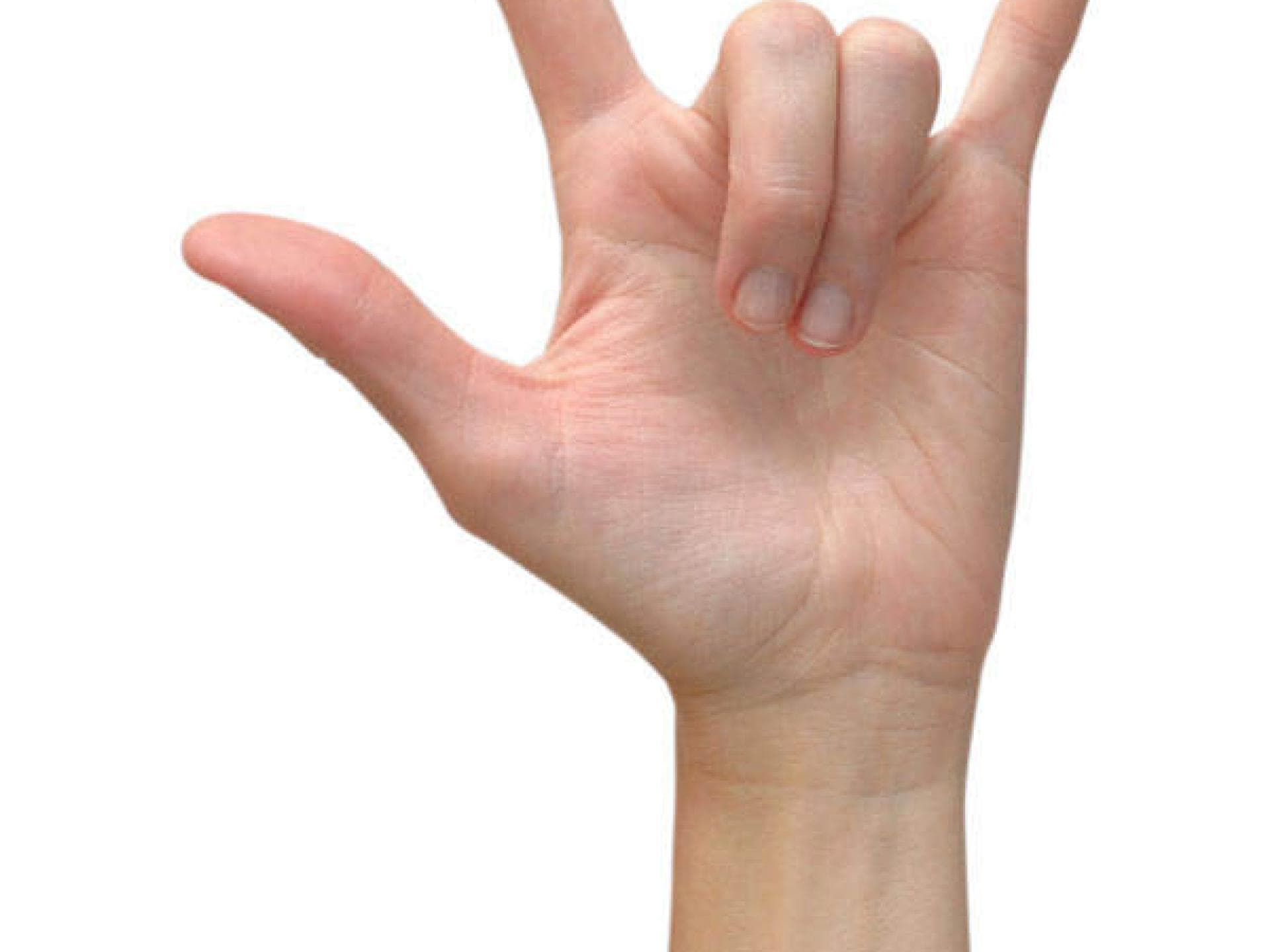 Handzeichen für I Love You