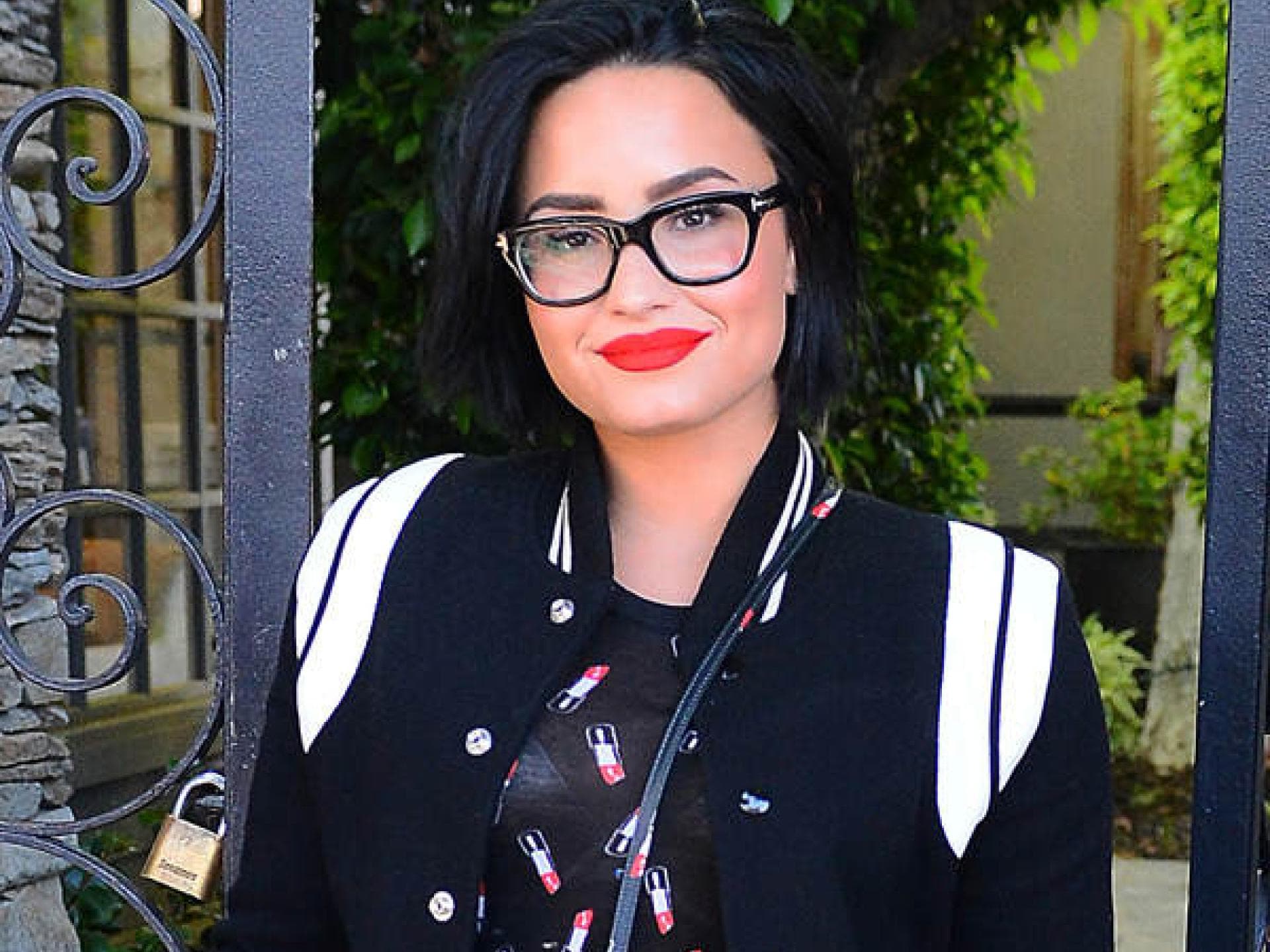 Demi Lovato: Lippenstift-Kombi