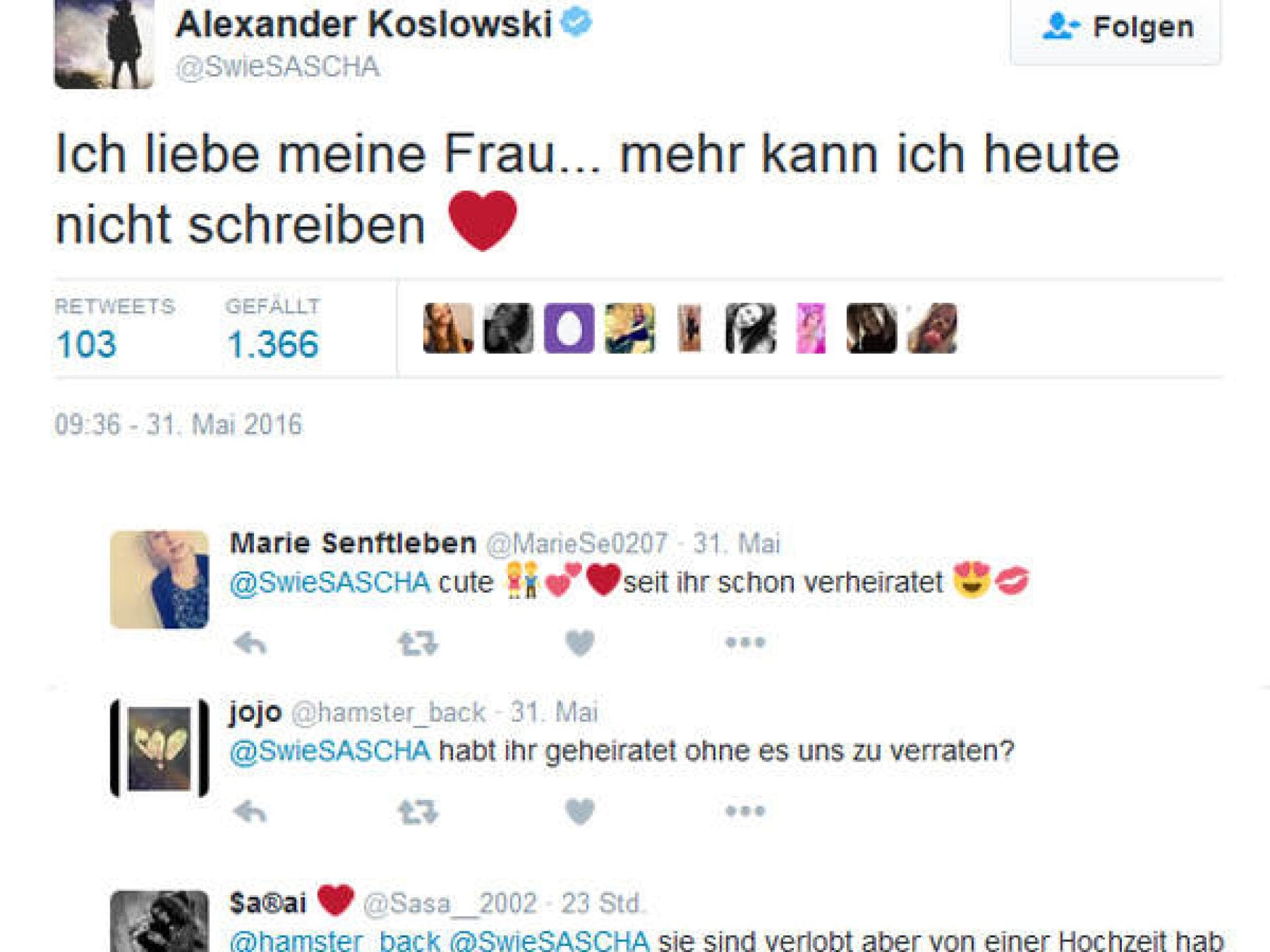 Haben Paola Maria & Sascha schon geheiratet?!