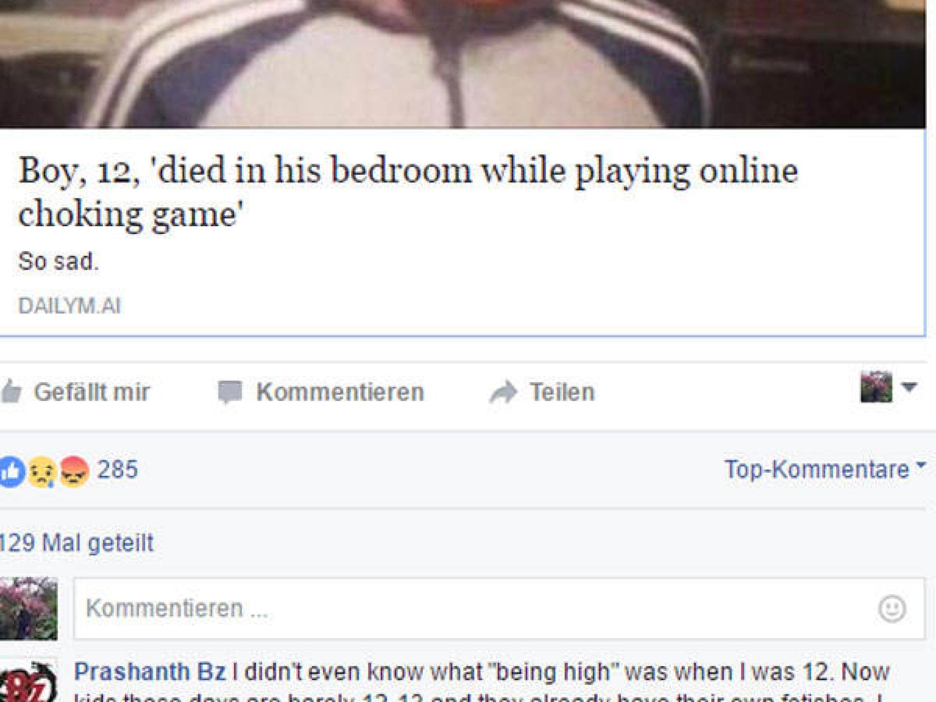 Die Würge-Challenge "The good boys game"