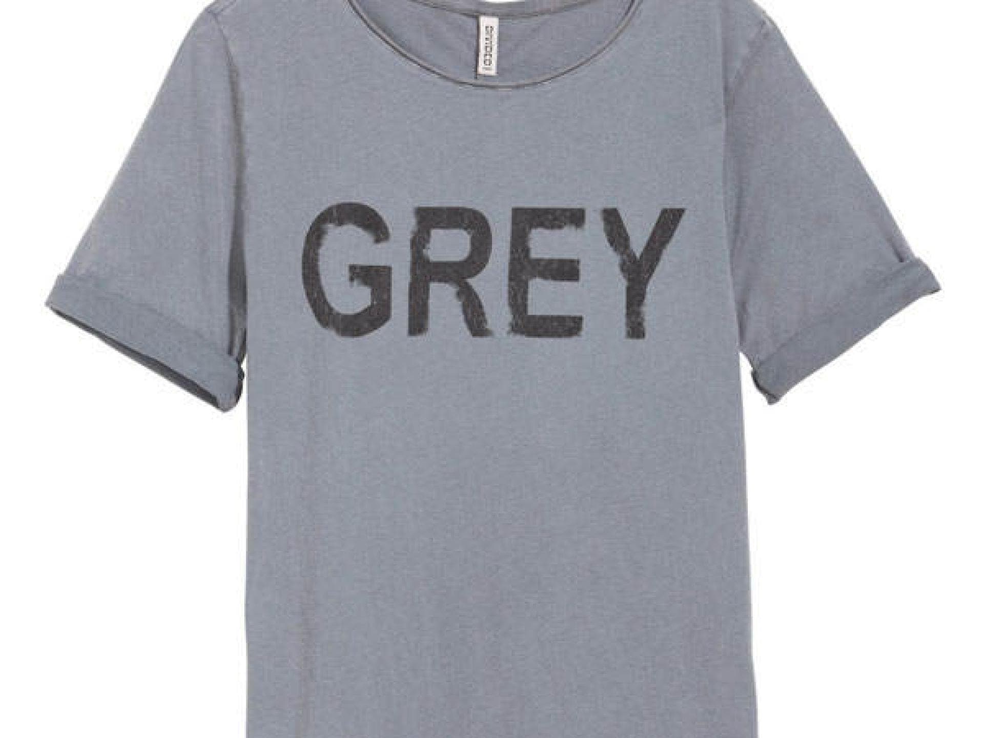 Graues T-Shirt von H&M