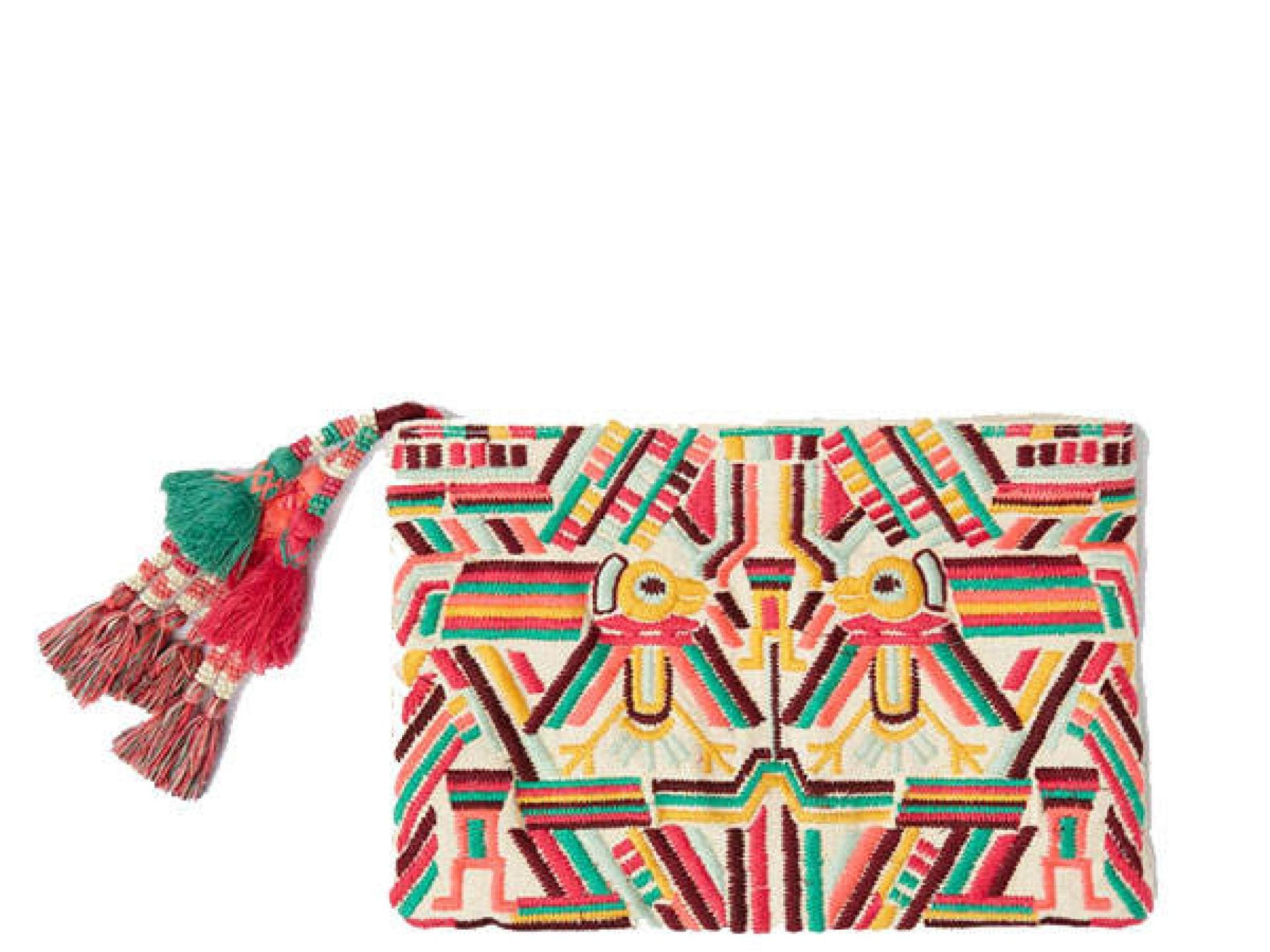 Ethno-Clutch von Oysho