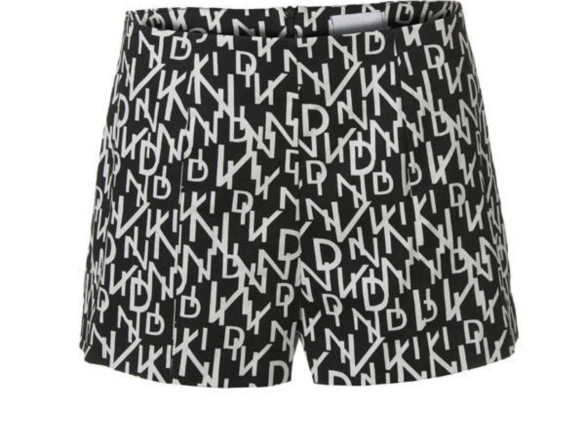 Hot Pants mit Buchstaben-Print