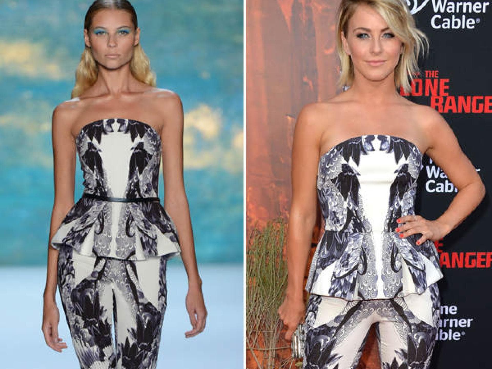 Julianne Hough in Monique Lhuillier