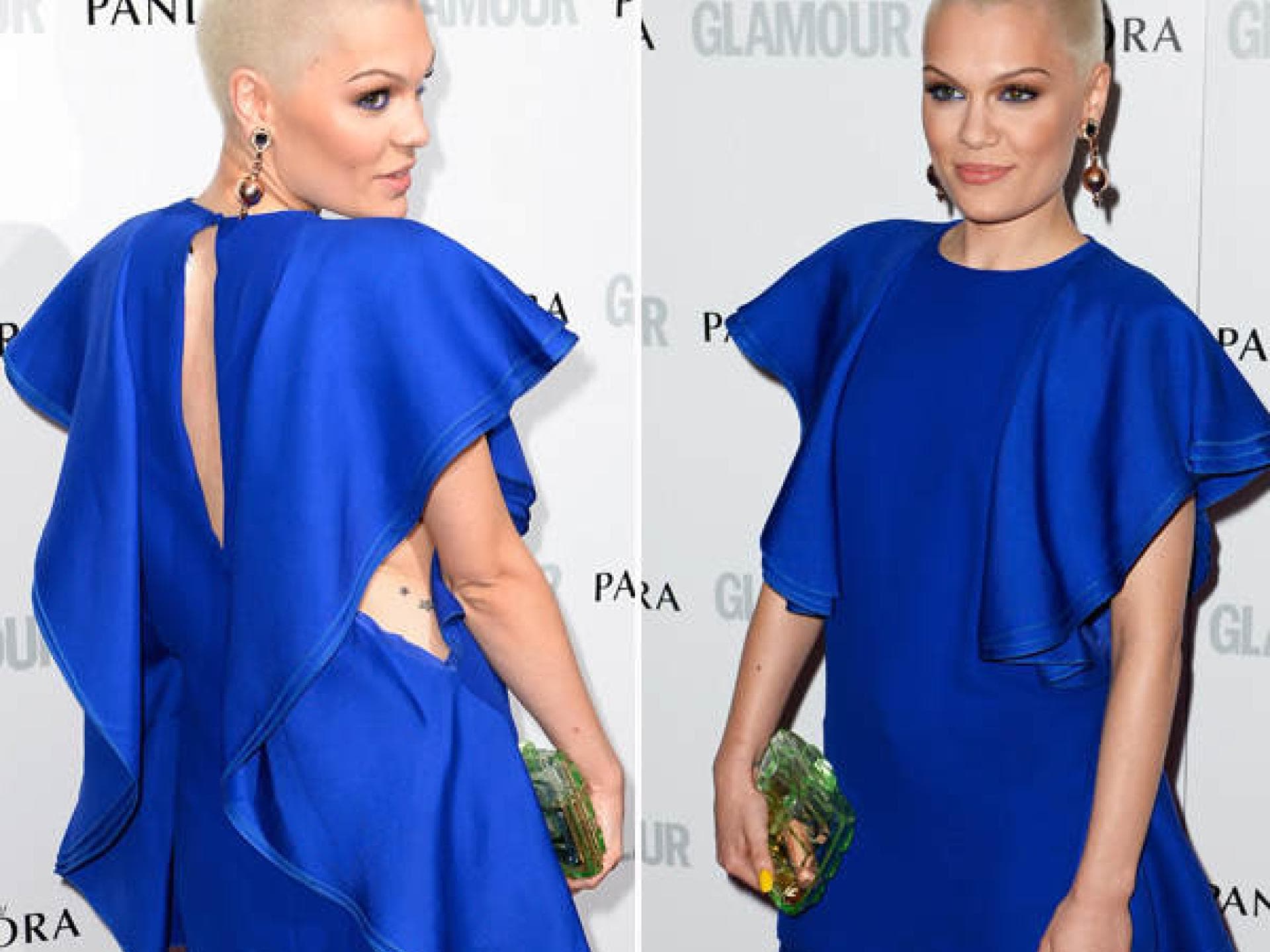 Jessie J mit abrasierten Haaren