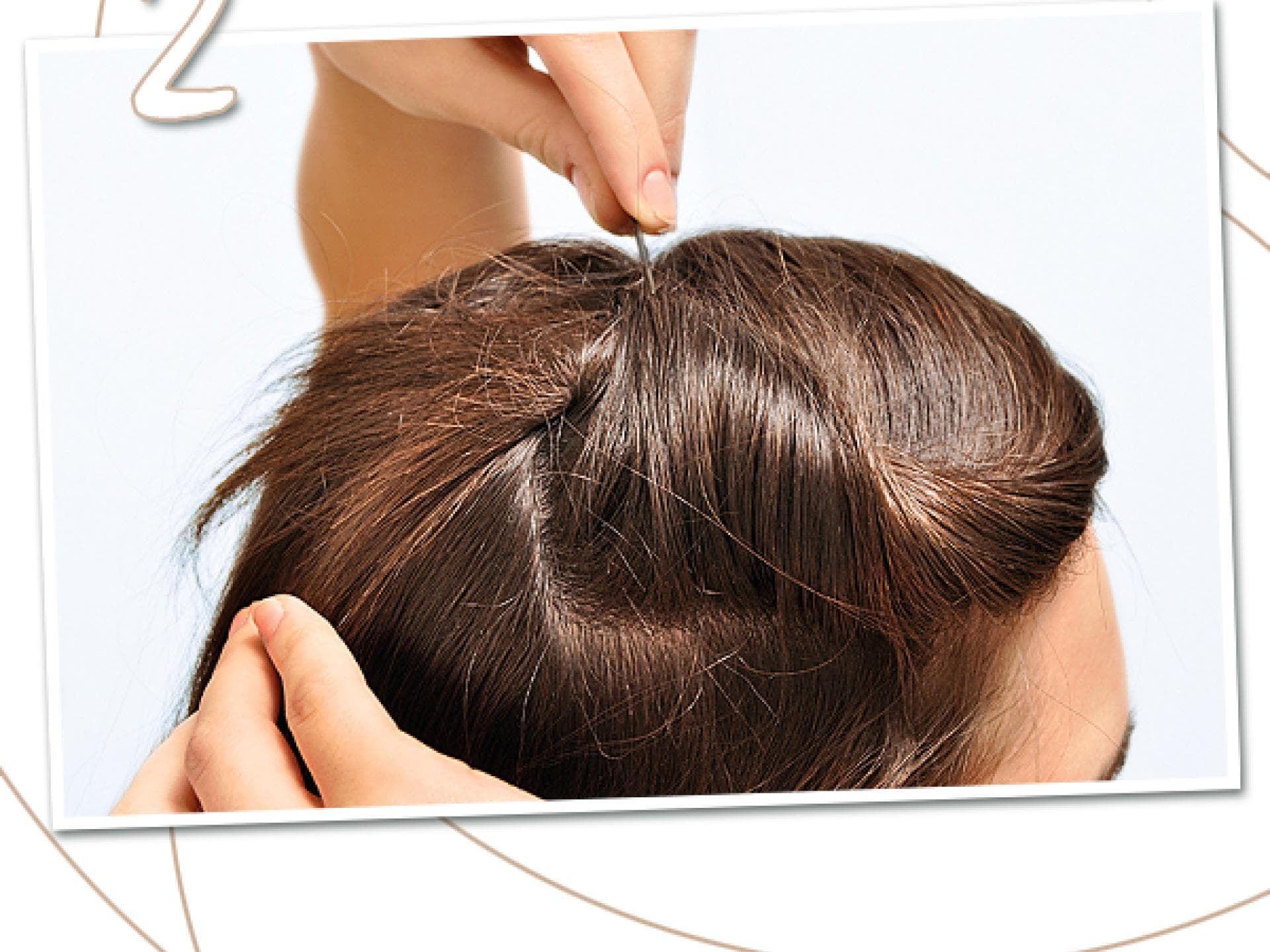 Frisur mit Tolle: Step 2 Frisur mit Tolle: Step 2