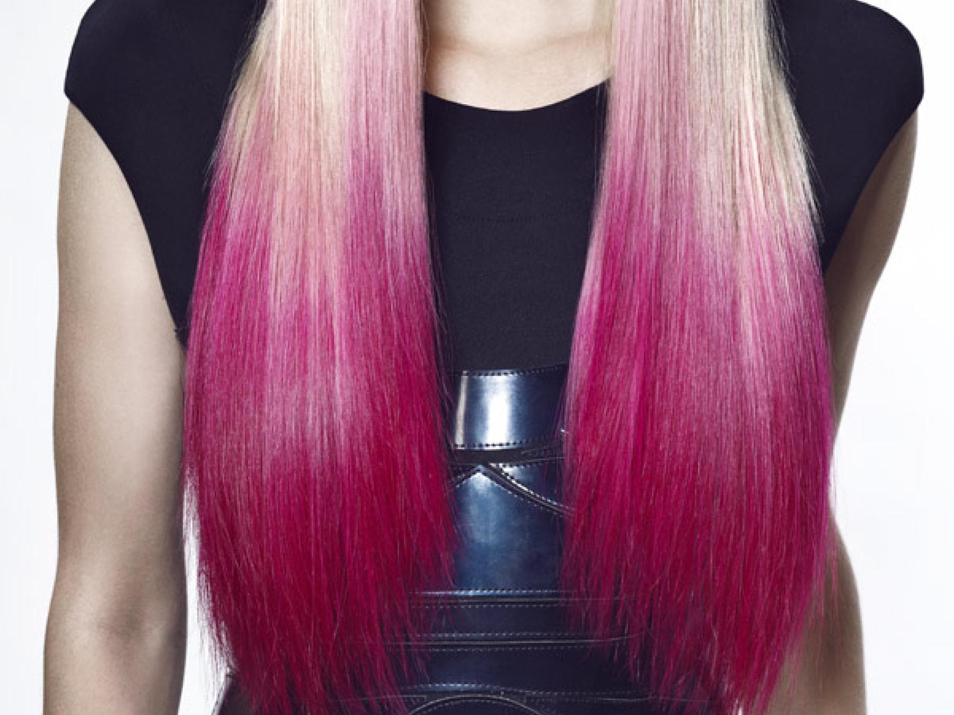 Frisuren 2013: Ombré Hair Blond/Pink