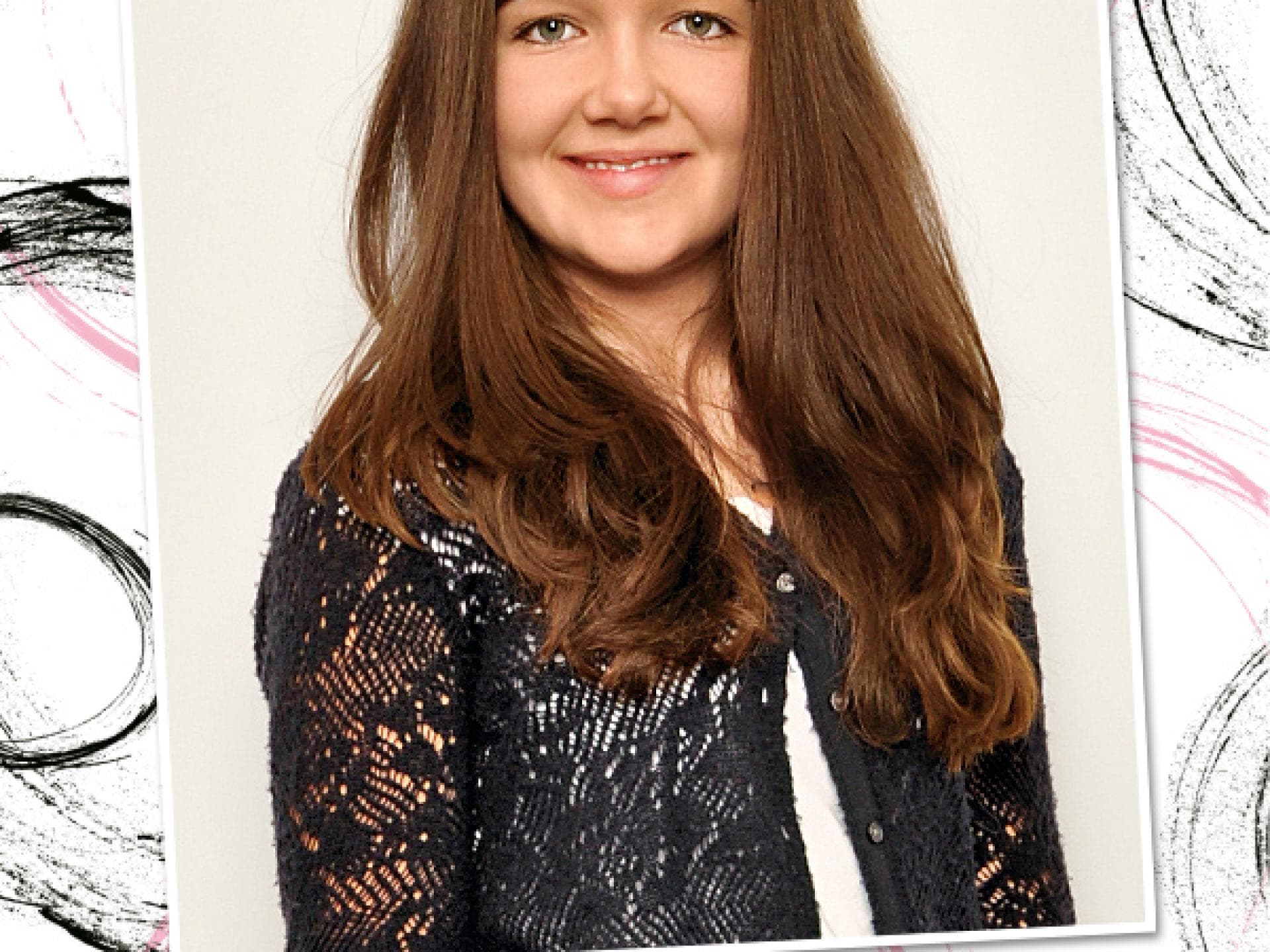 Make-up Alina: vorher