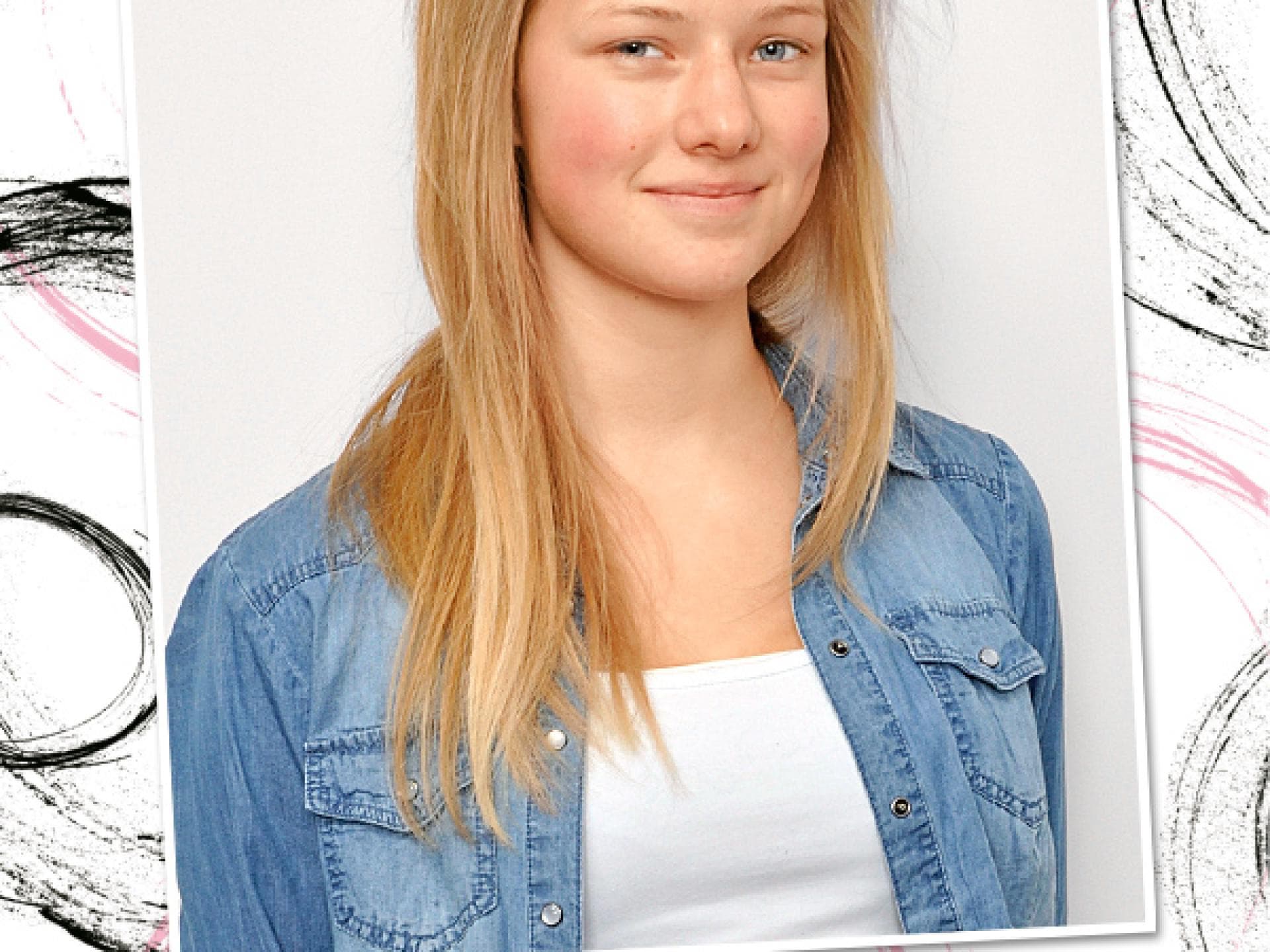 Make-up Elisabeth: vorher