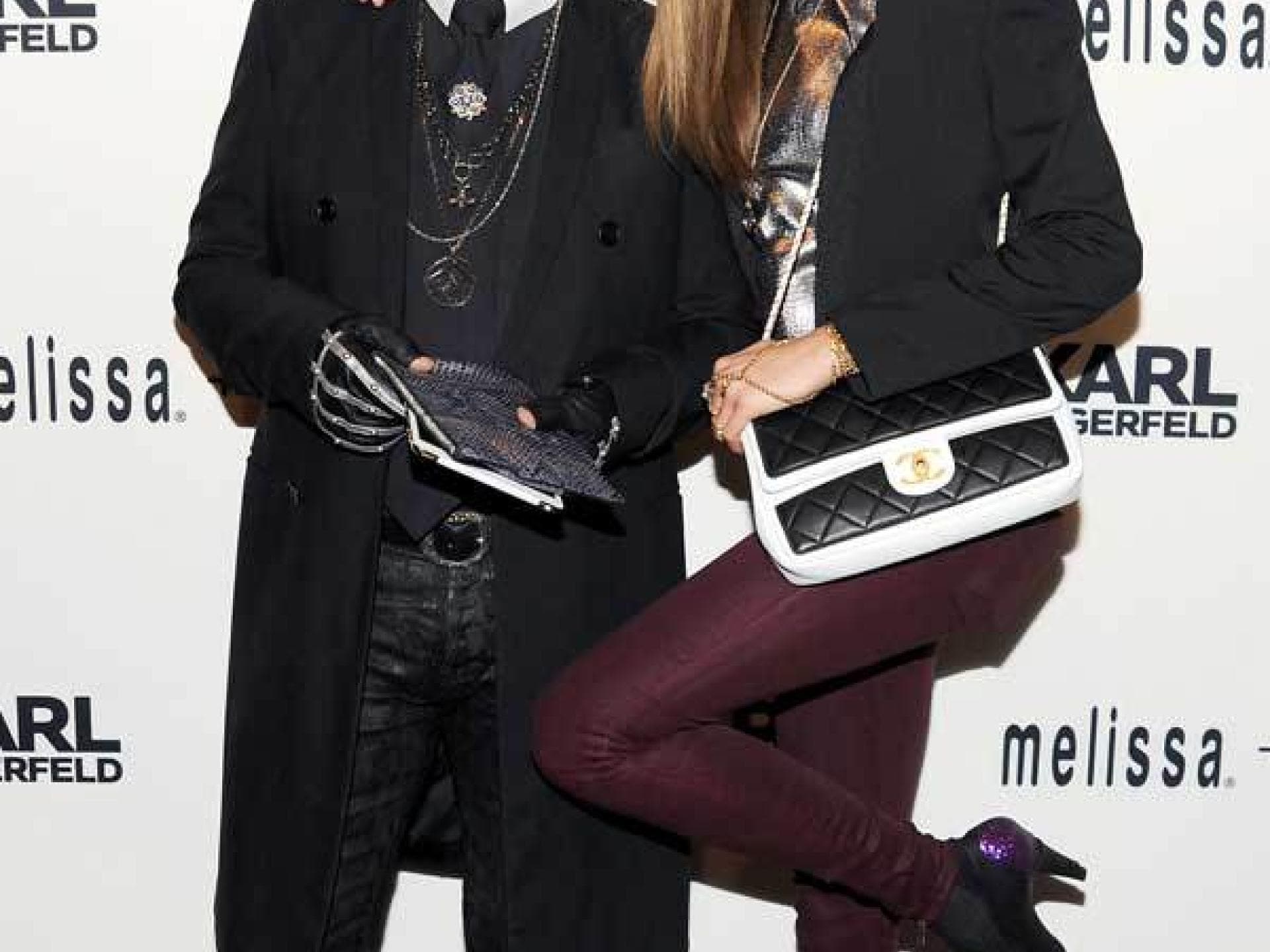 Cara Delevingne und Karl Lagerfeld