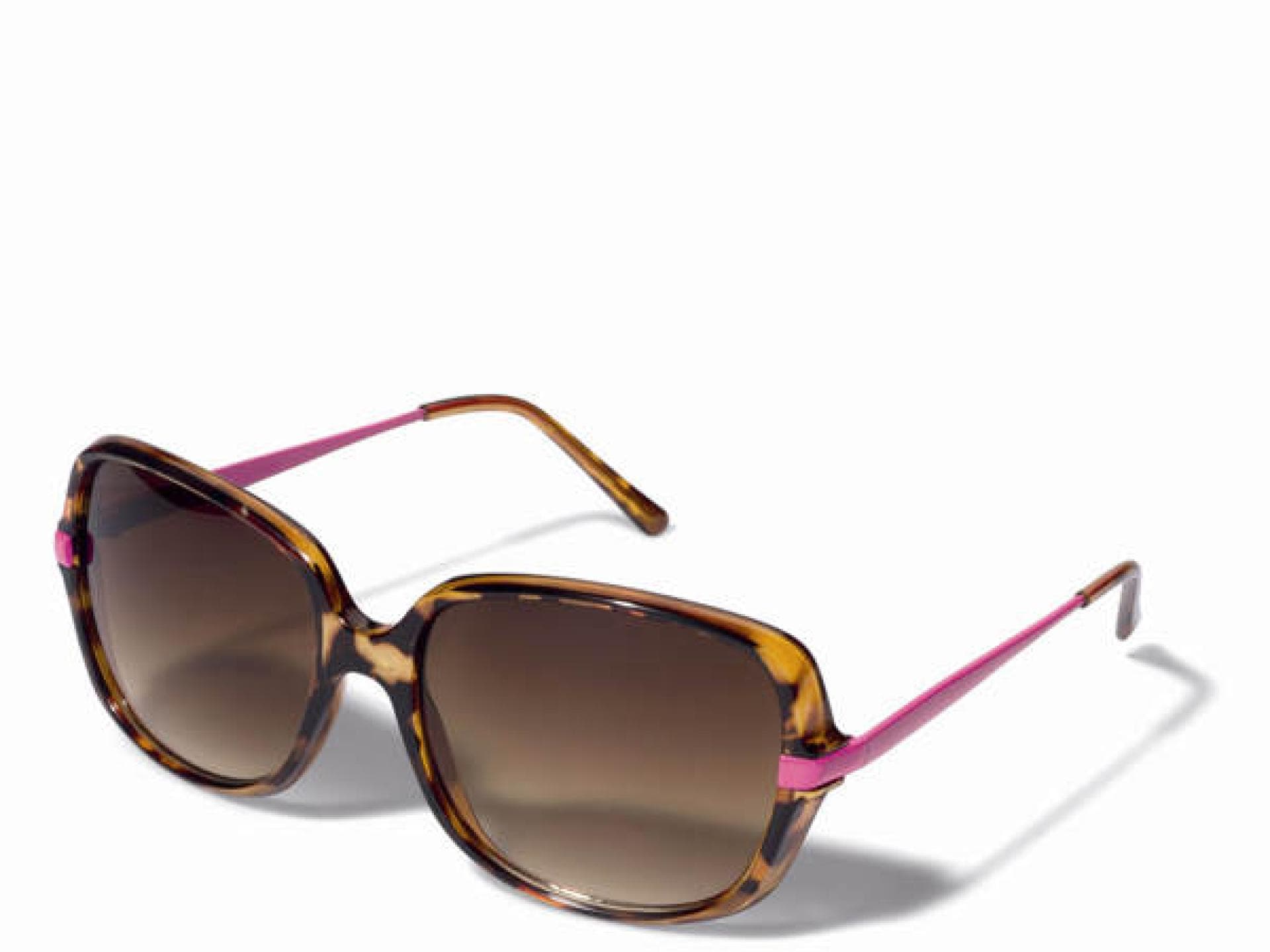 Sonnenbrille im Leo-Lila-Look