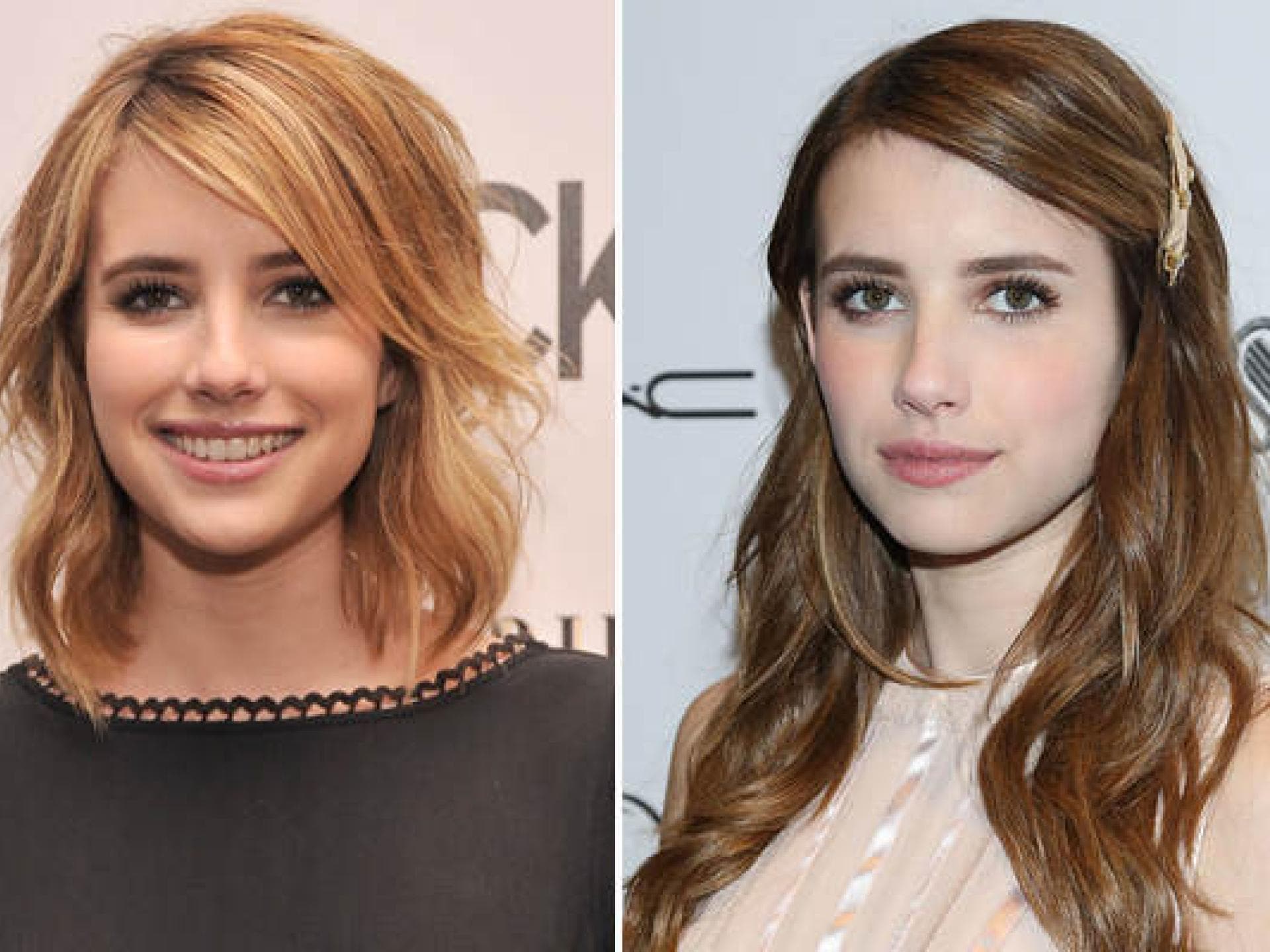 Emma Roberts mit Longbob