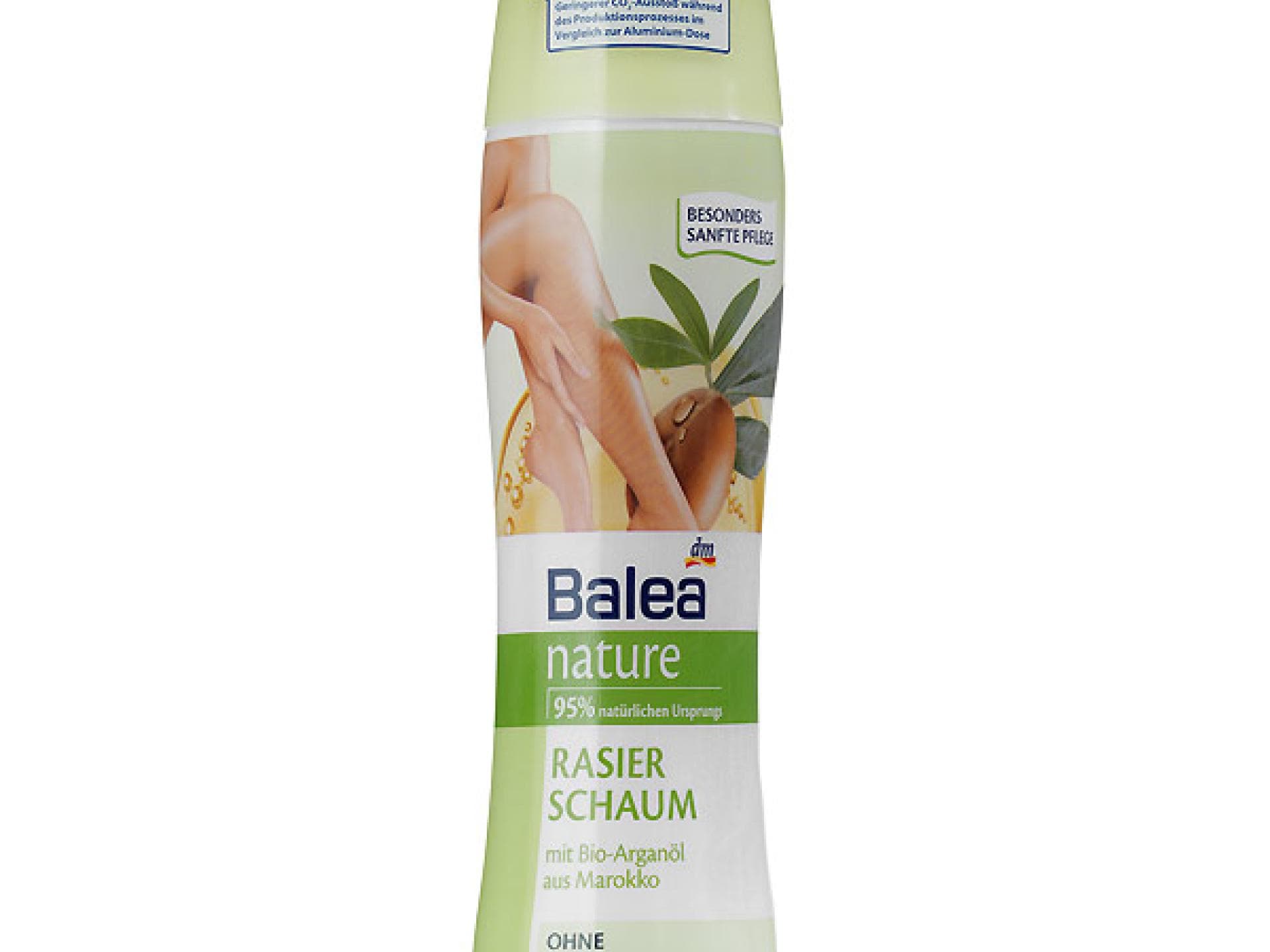 haare rasieren tipps produkte balea nature rasierschaum