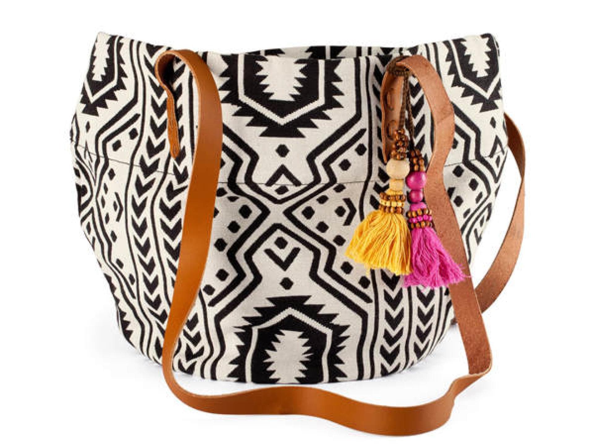 Gemusterte Strandtasche von H&M