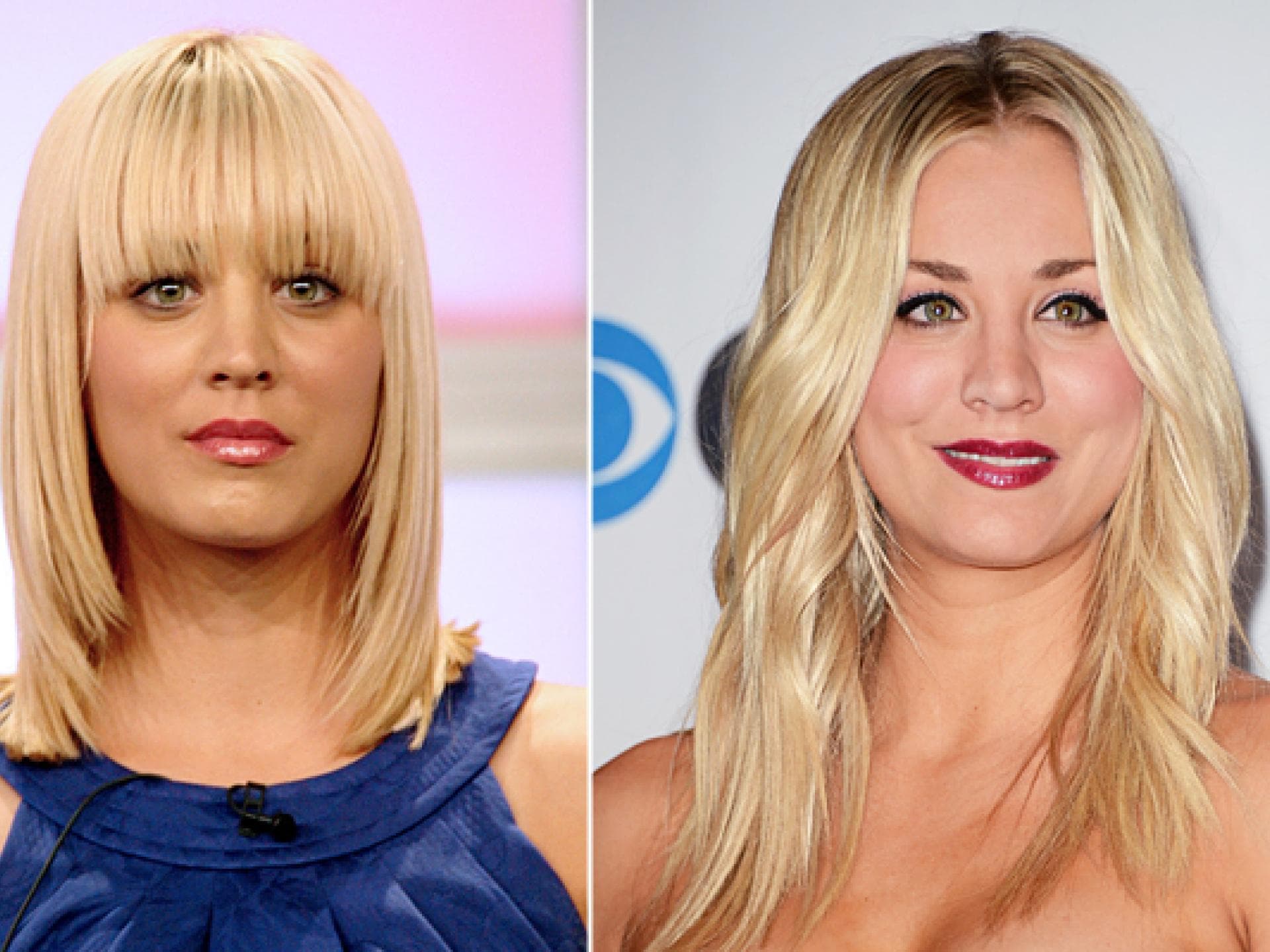 Kaley Cuoco: Glattes Ponyhaar oder Hippiewellen?
