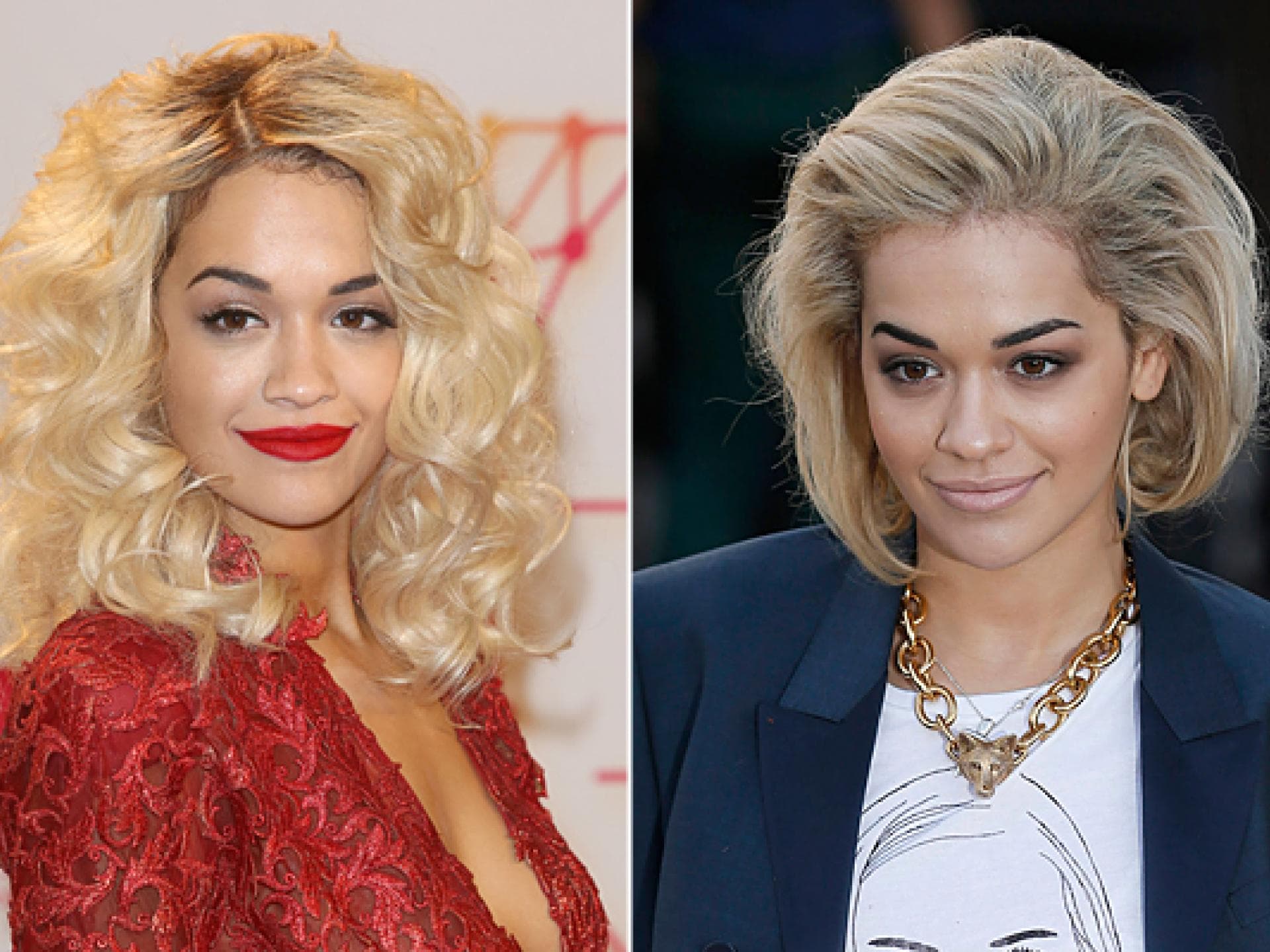 Rita Ora: Diva Curls vs. Business Hair