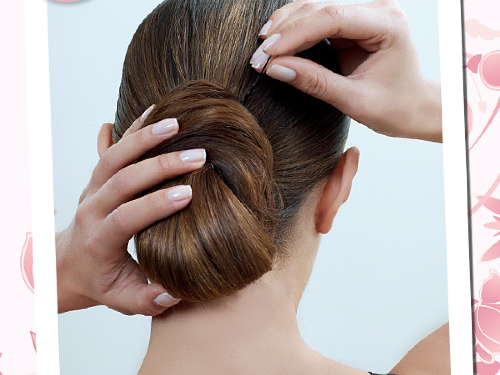 Chignon Look: Step 3