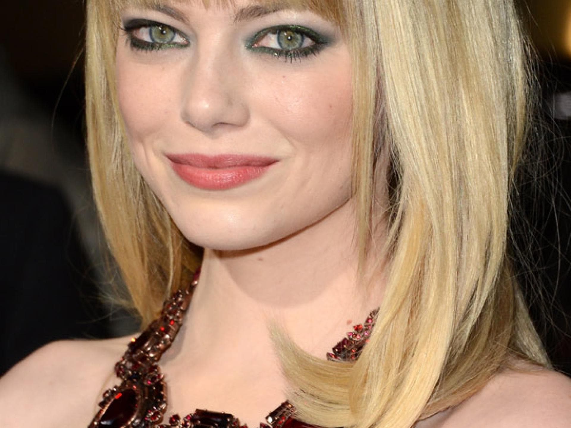 Emma Stone mit Smokey Eyes