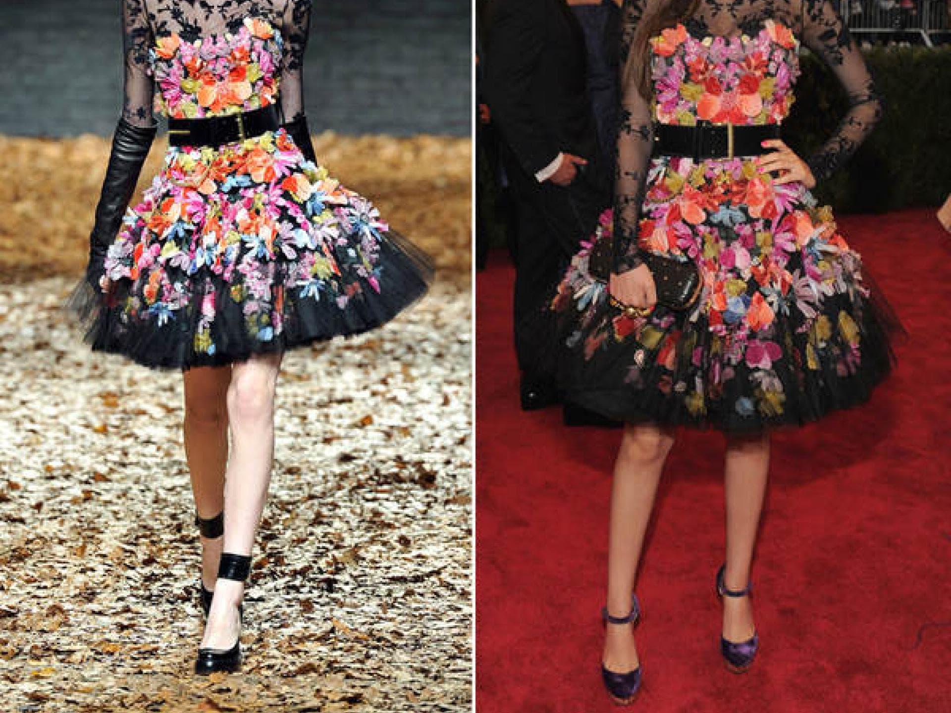 Victoria Justice in Alexander McQueen