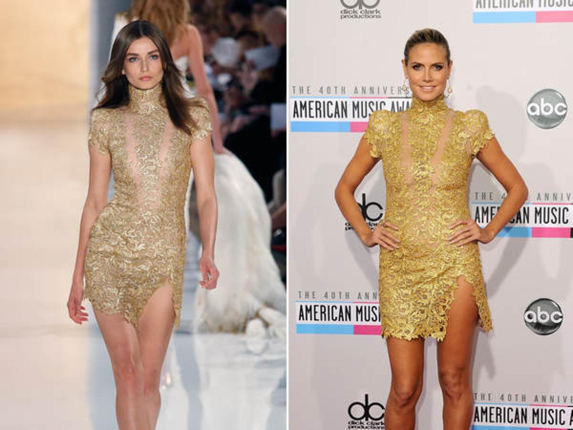 Heidi Klum in Alexandre Vauthier