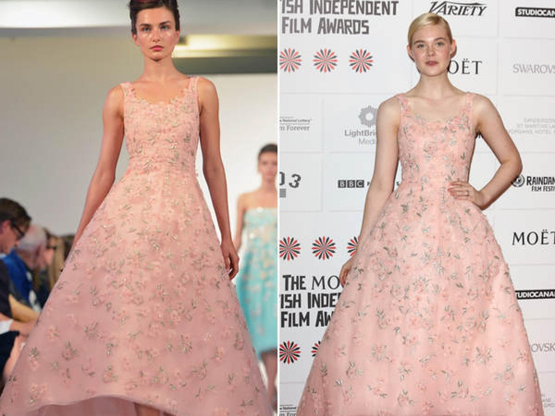 Elle Fanning in Oscar de la Renta