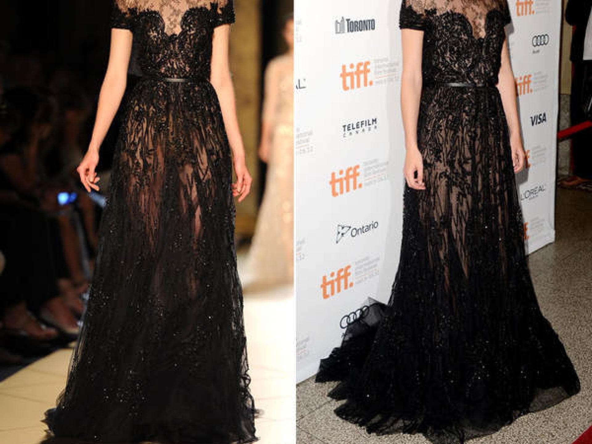 Keira Knightley in Elie Saab