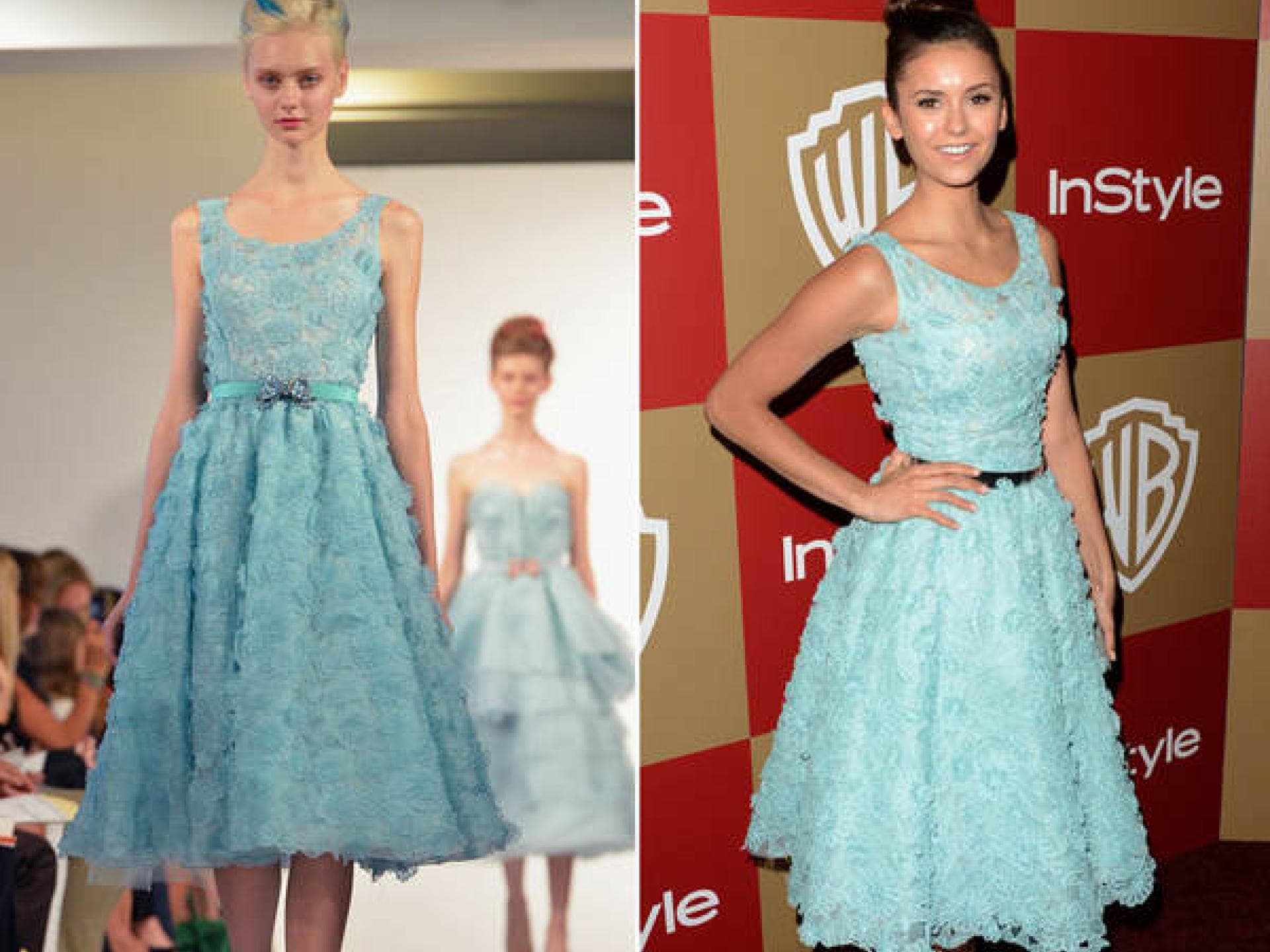 Nina Dobrev in Oscar de la Renta
