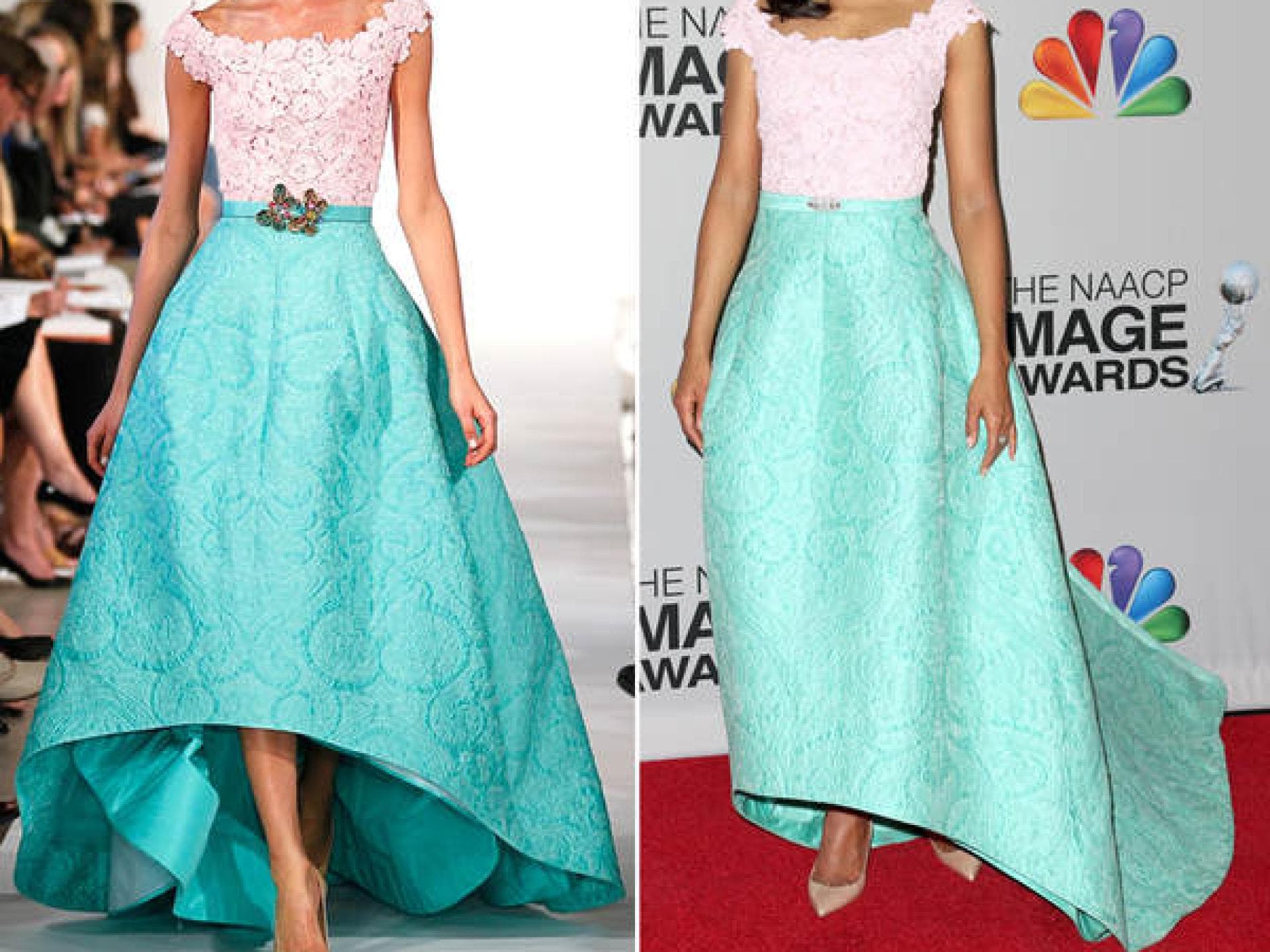 Kerry Washington in Oscar de la Renta