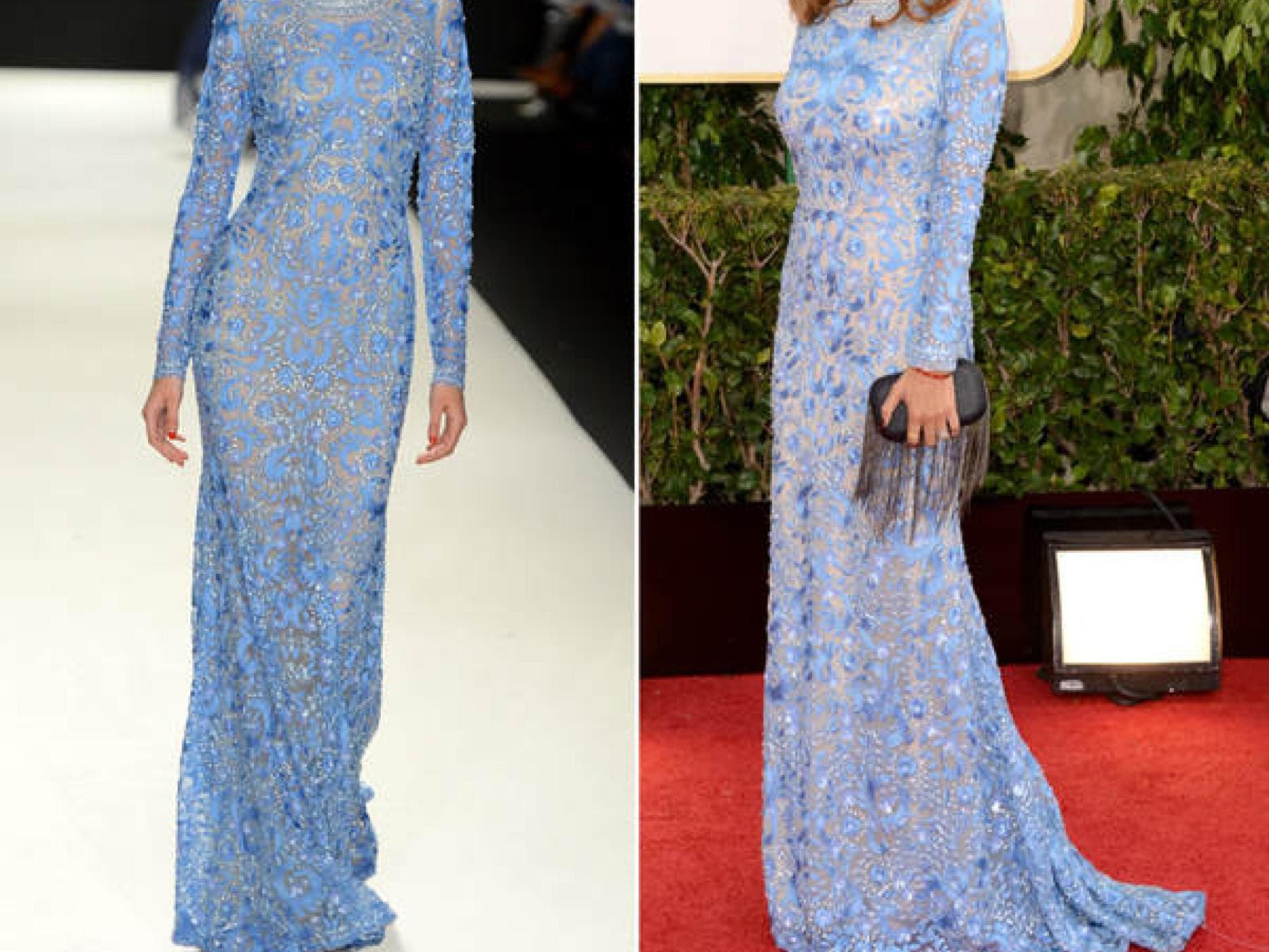 Nicole Richie in Naeem Khan