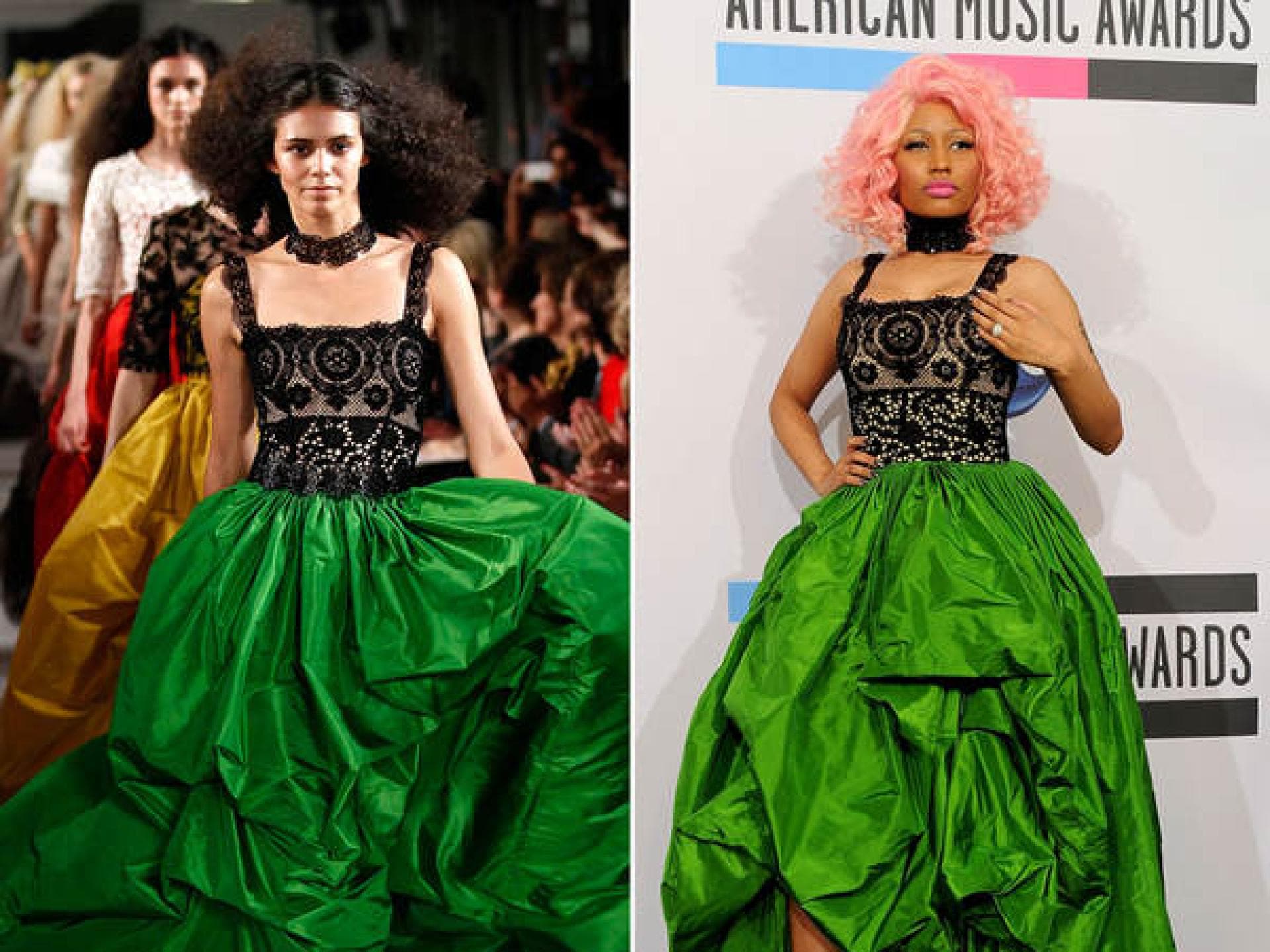 Nicki Minaj in Oscar de la Renta
