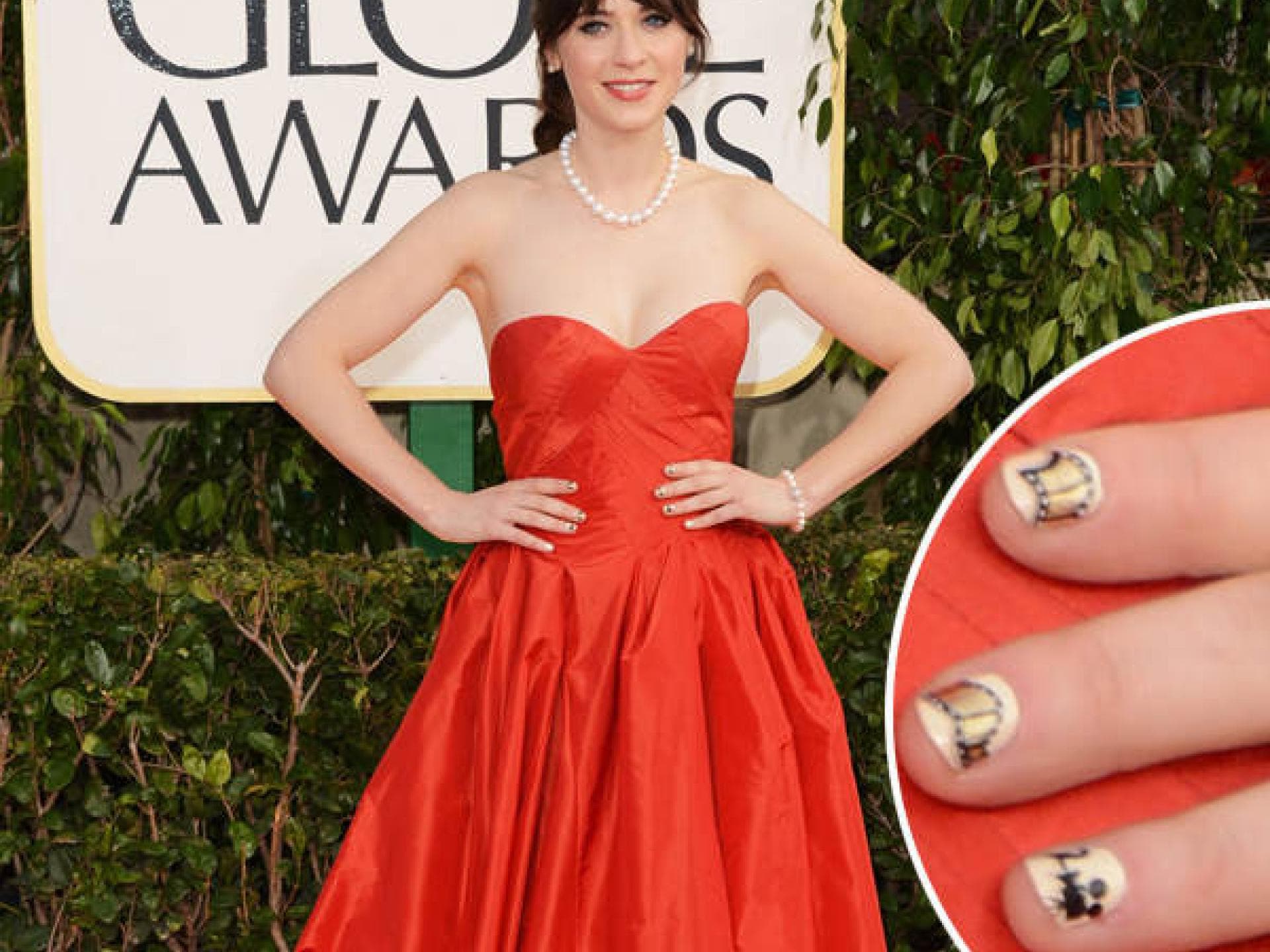 Golden Globe Awards 2013: Zooey Deschanel