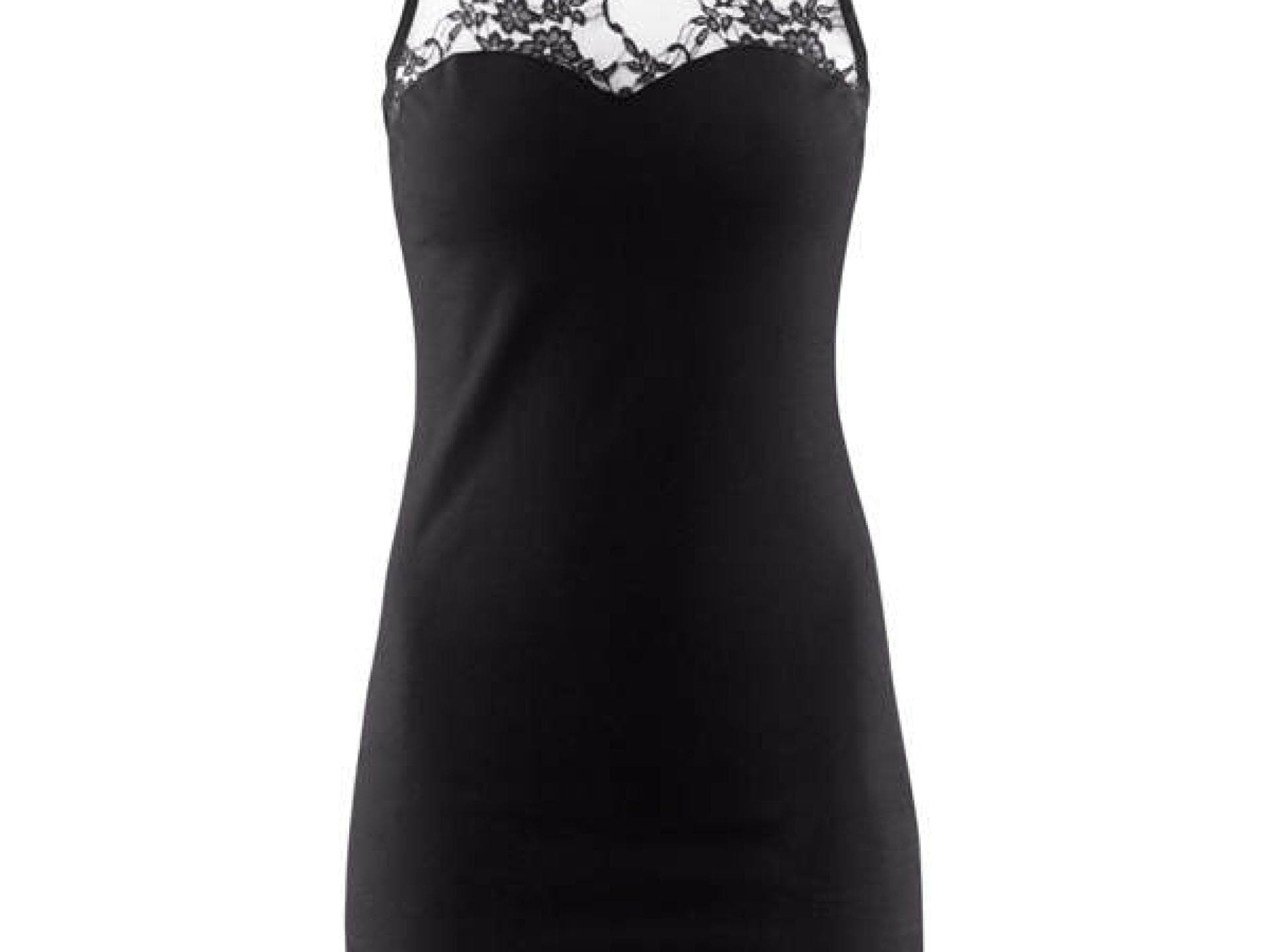 Schwarzes Spitzen-Partykleid von H&M