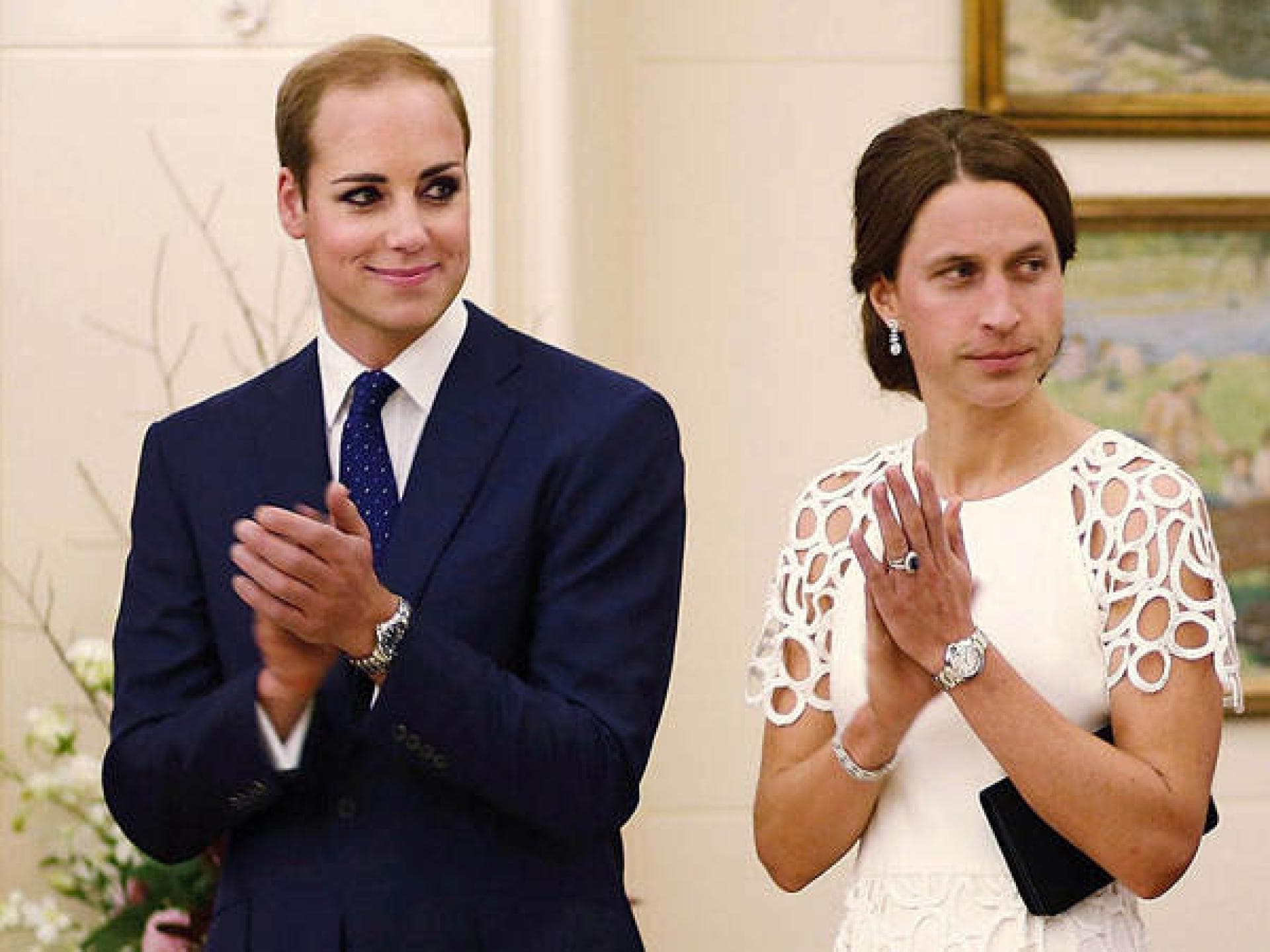 Prince William und Catherine: Face Swap