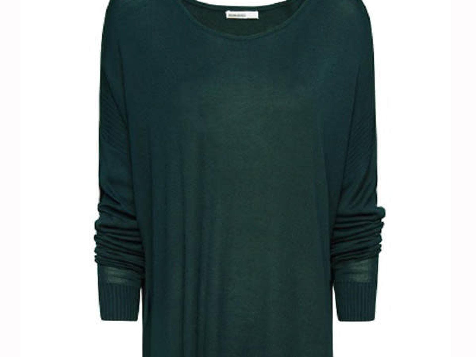 Pulloverkleid in Tannengrün von Mango