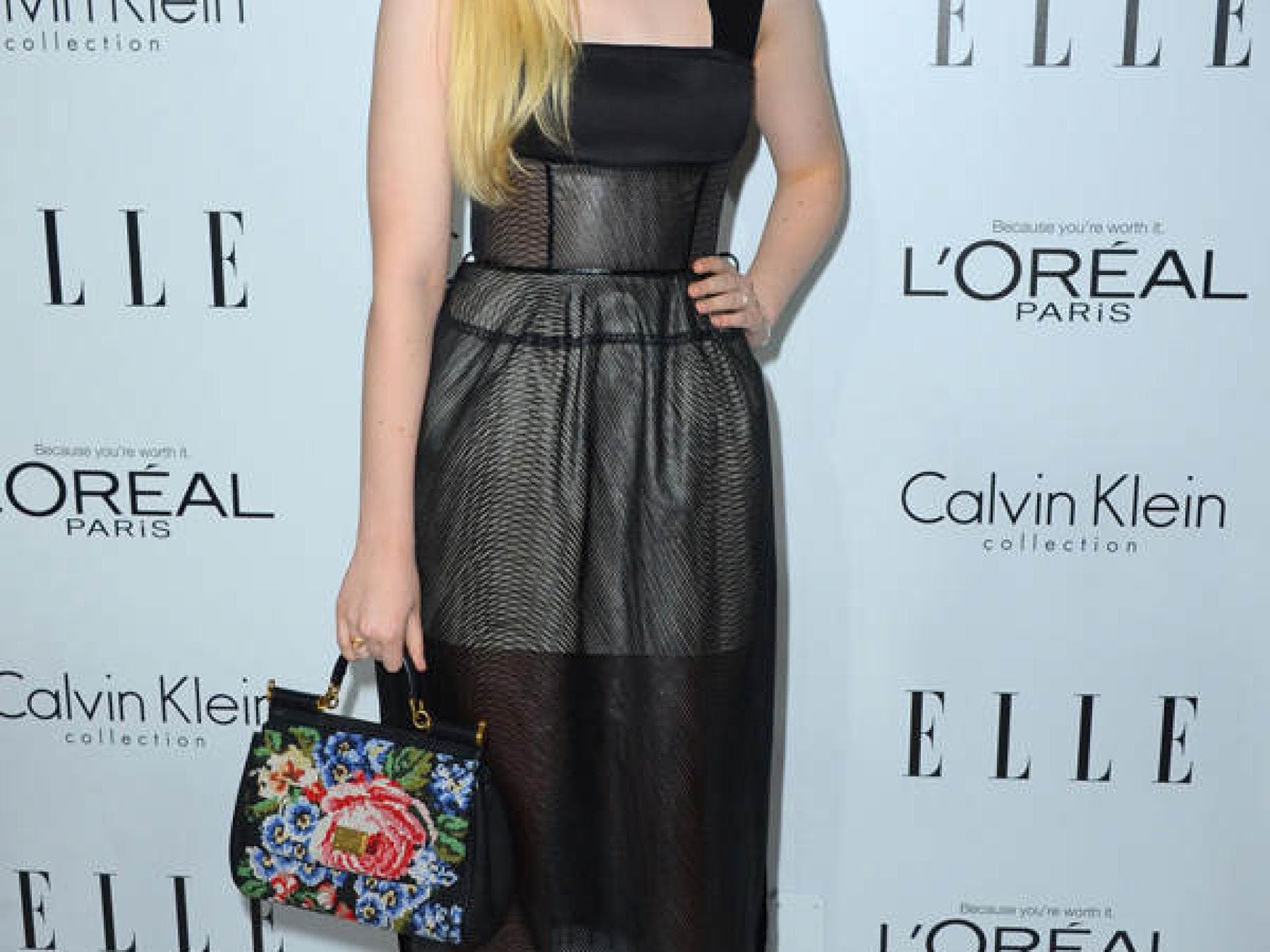 Elle Fanning im Lagen-Look