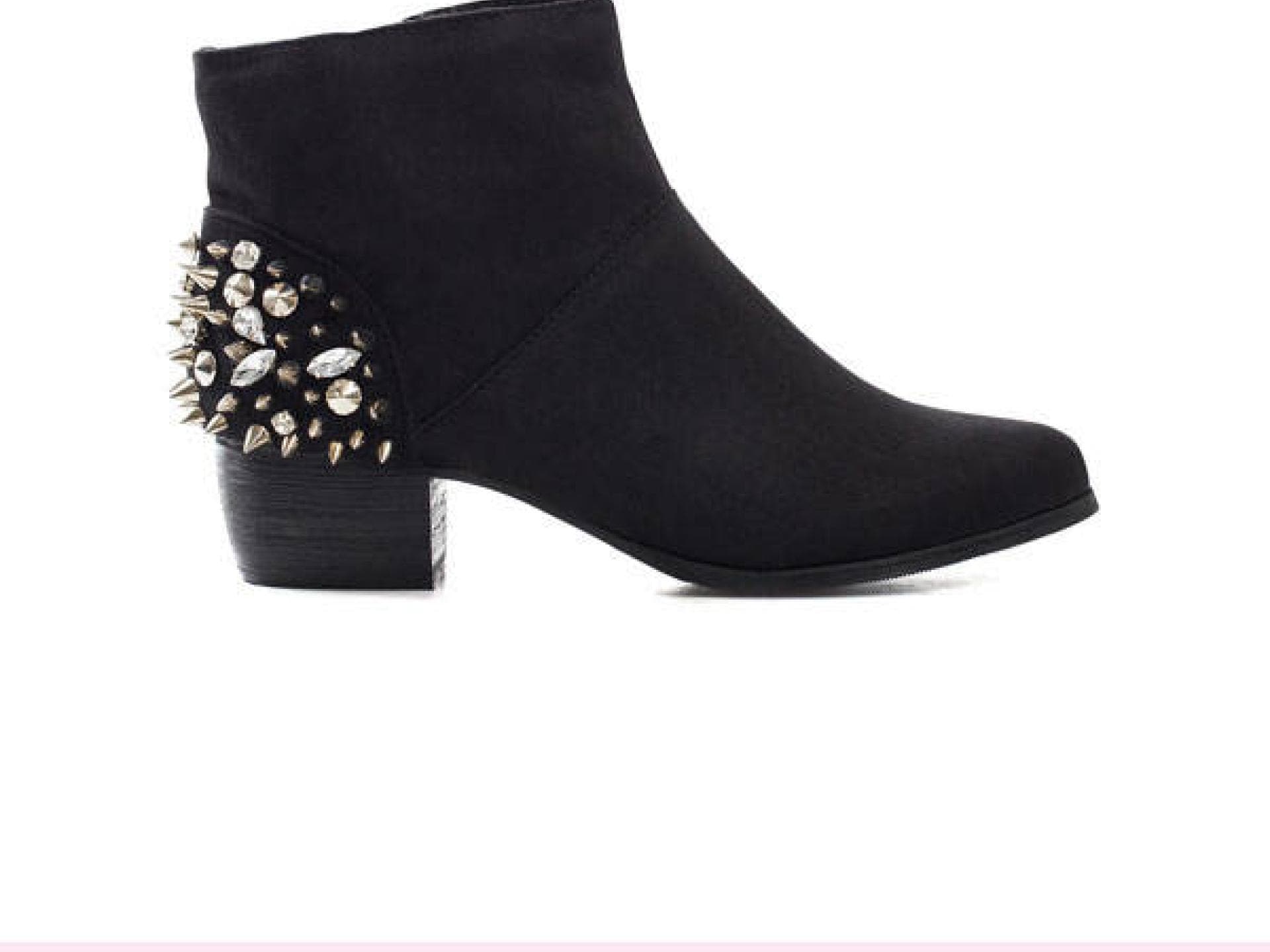 Nieten-Stiefeletten von Nelly Trend