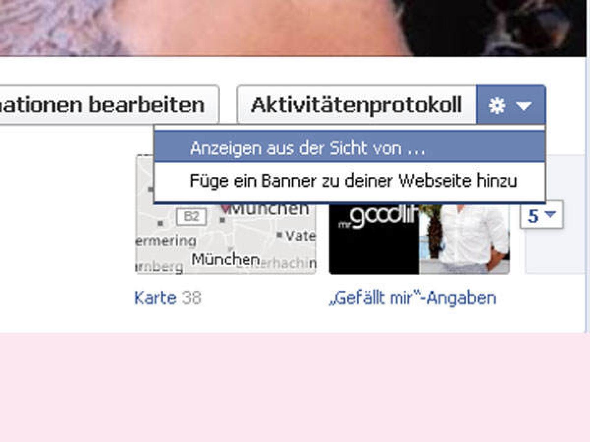 Wie sieht deine Seite für andere aus?