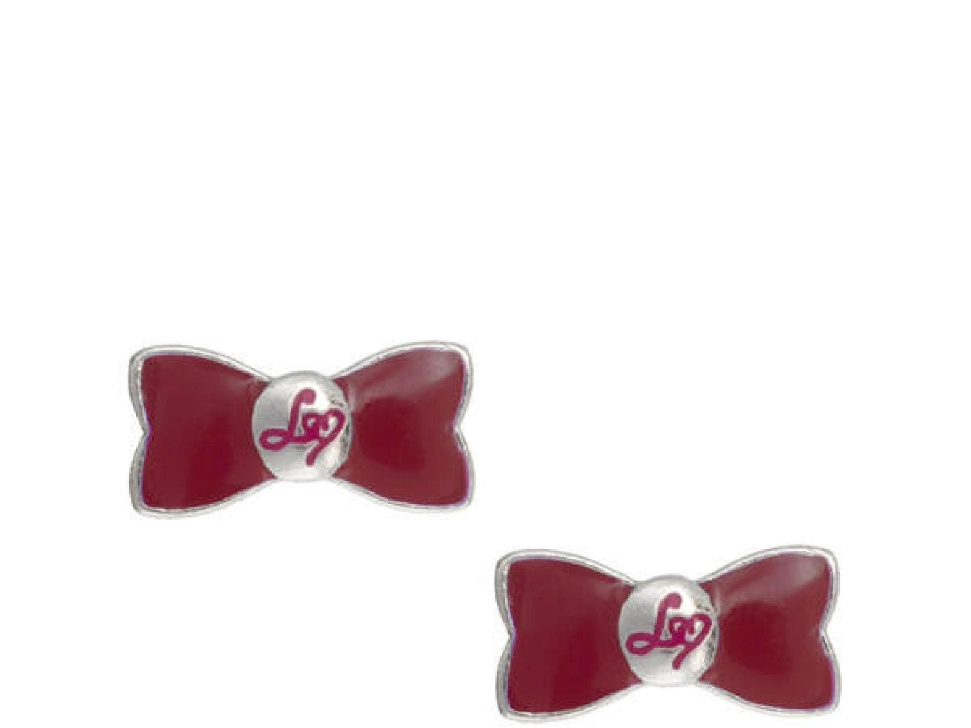 Rote Schleifchenohrringe von Lipsy