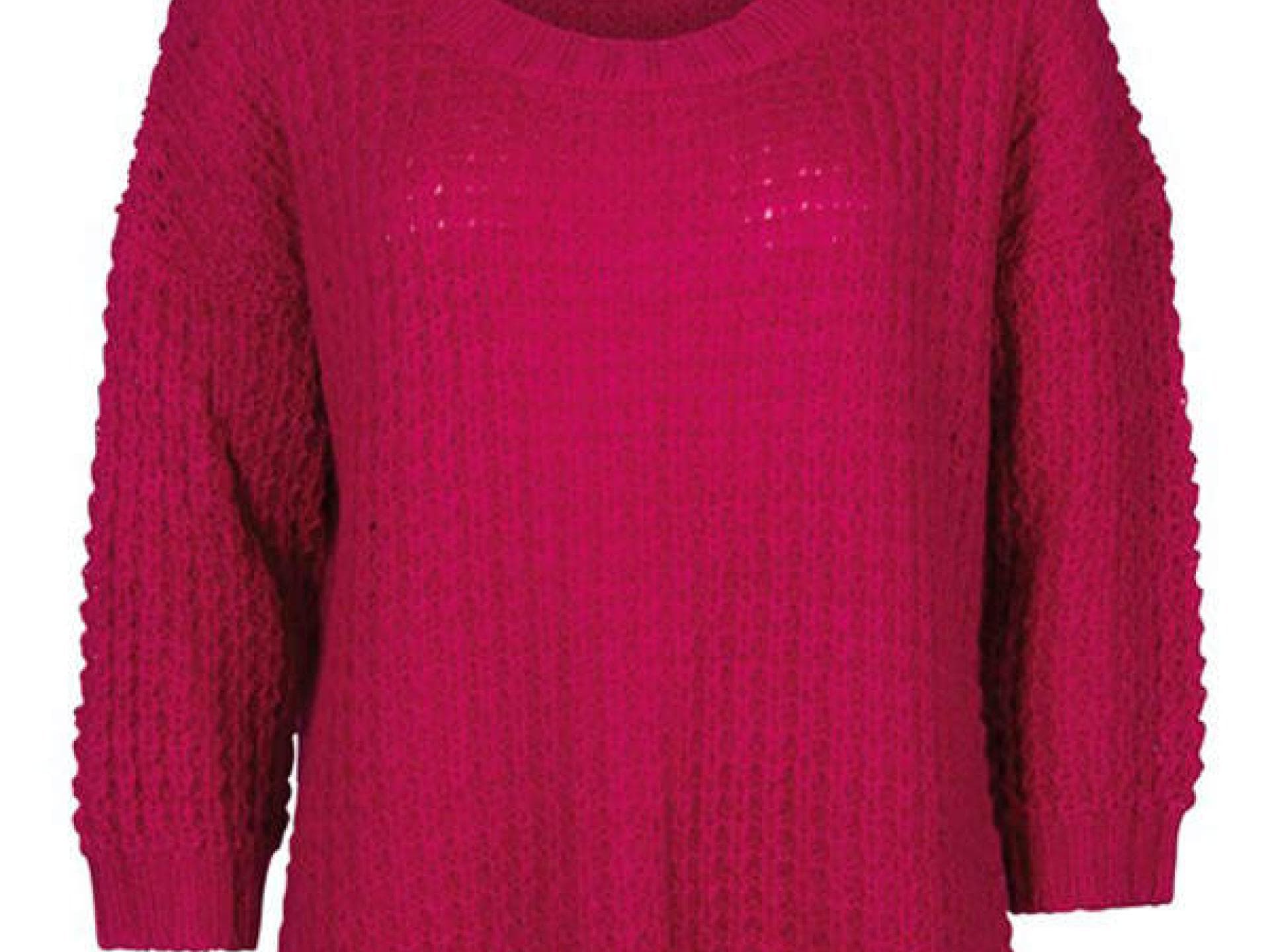 Pullover in Himbeer-Rot von Only