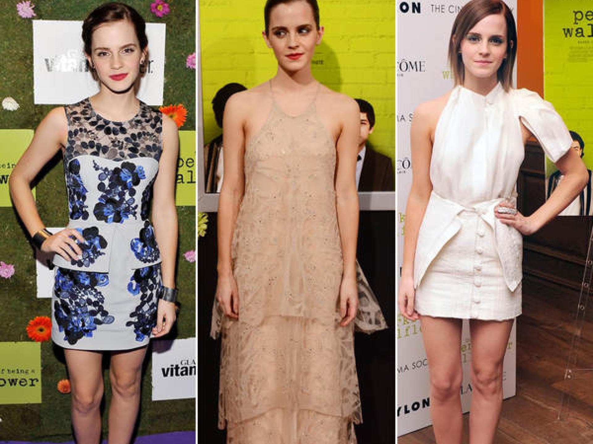 Emma Watson mit verschiedenen Outfits Emma Watson mit verschiedenen Outfits