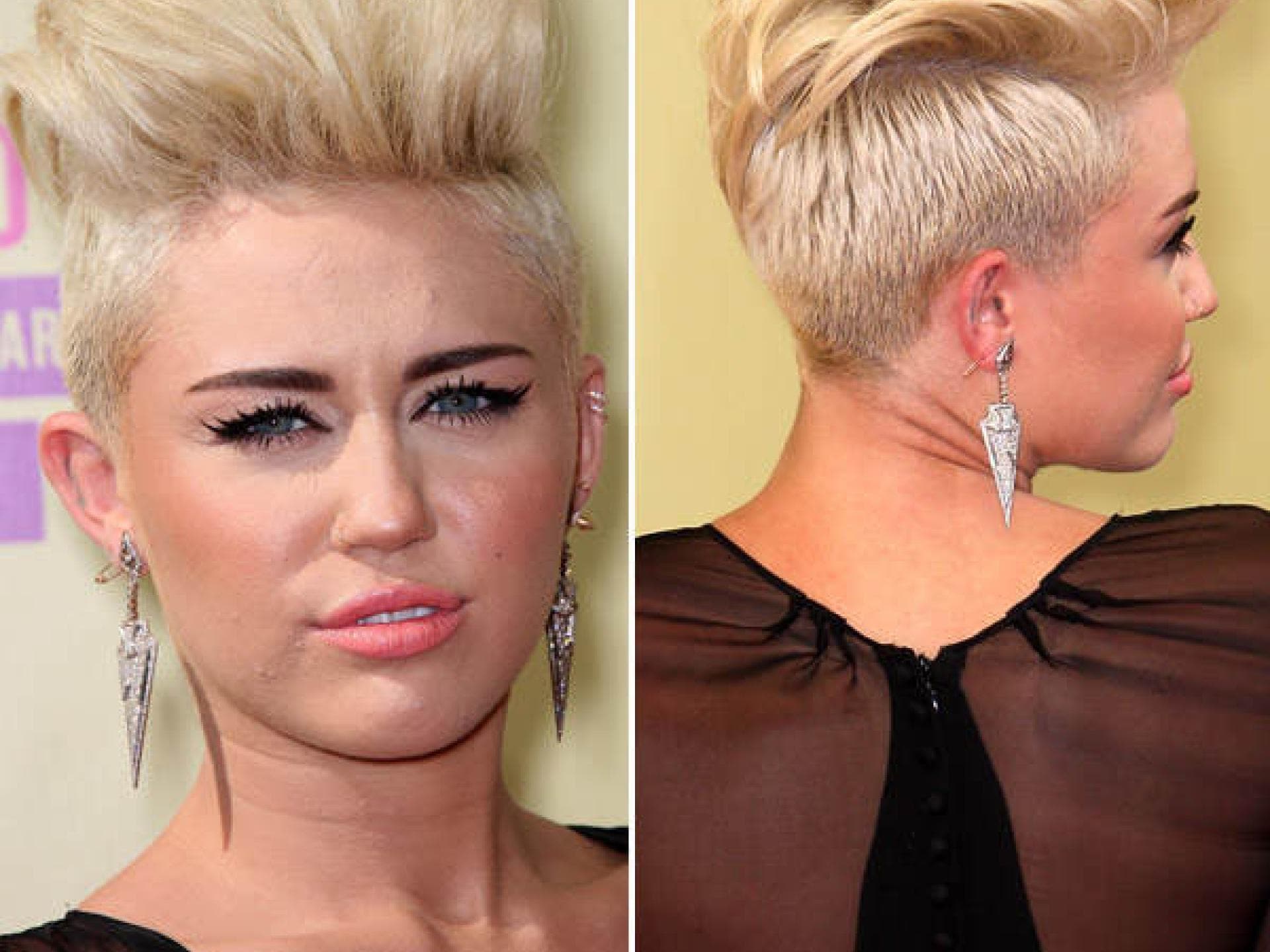 Miley Cyrus' Frisur bei den MTV VMAs 2012