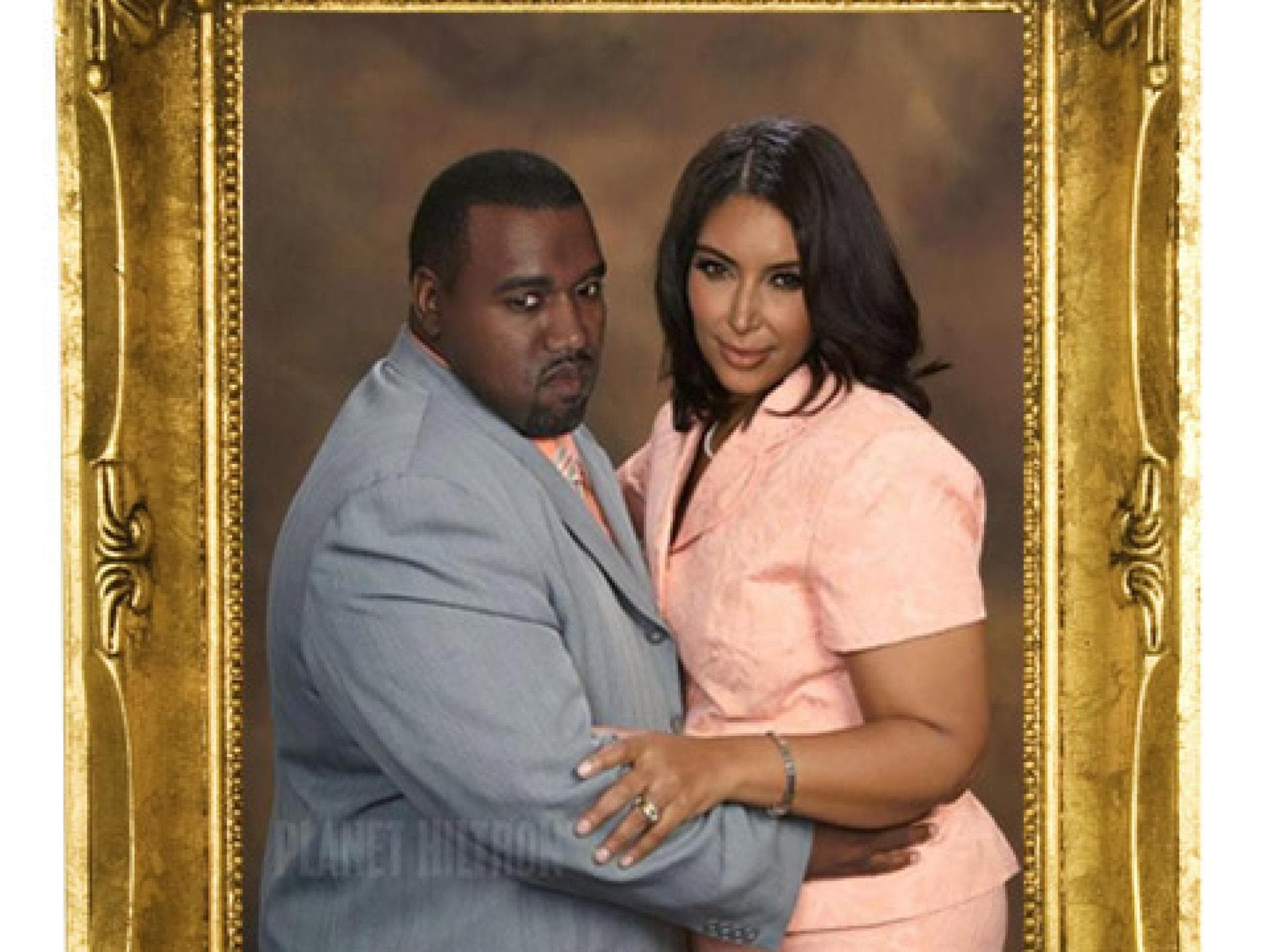 Kanye West & Kim Kardashian als Photoshop-Opfer Kanye West & Kim Kardashian als Photoshop-Opfer