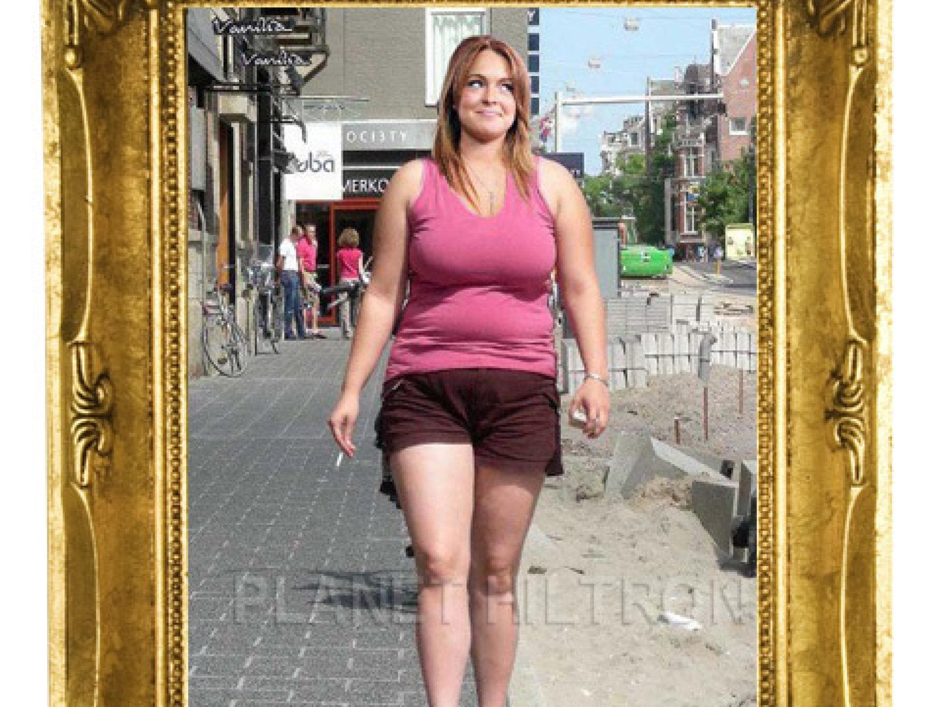 Lindsay Lohan als Photoshop-Opfer