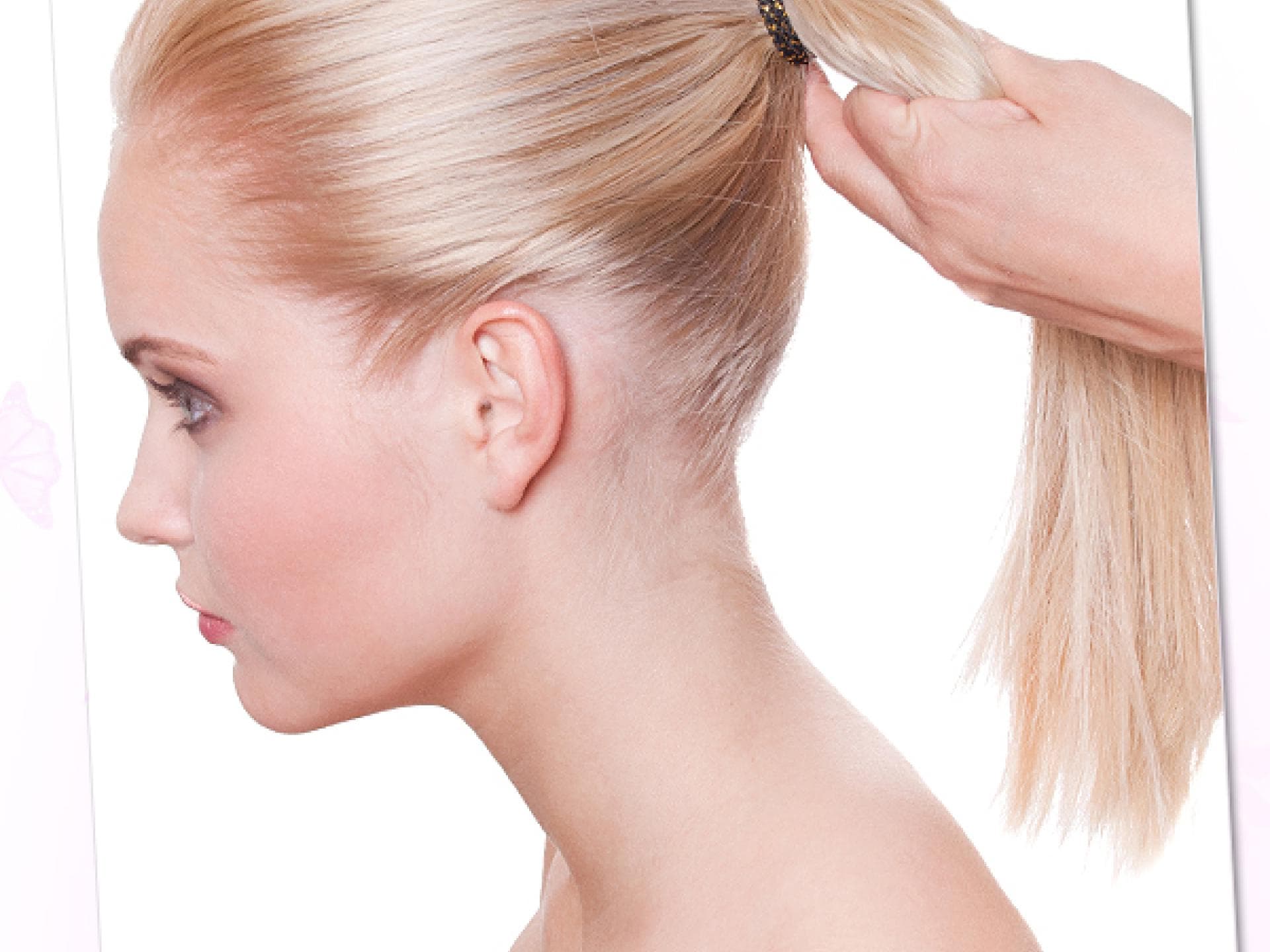 Anleitung: Hoher Pferdeschwanz - Step 2