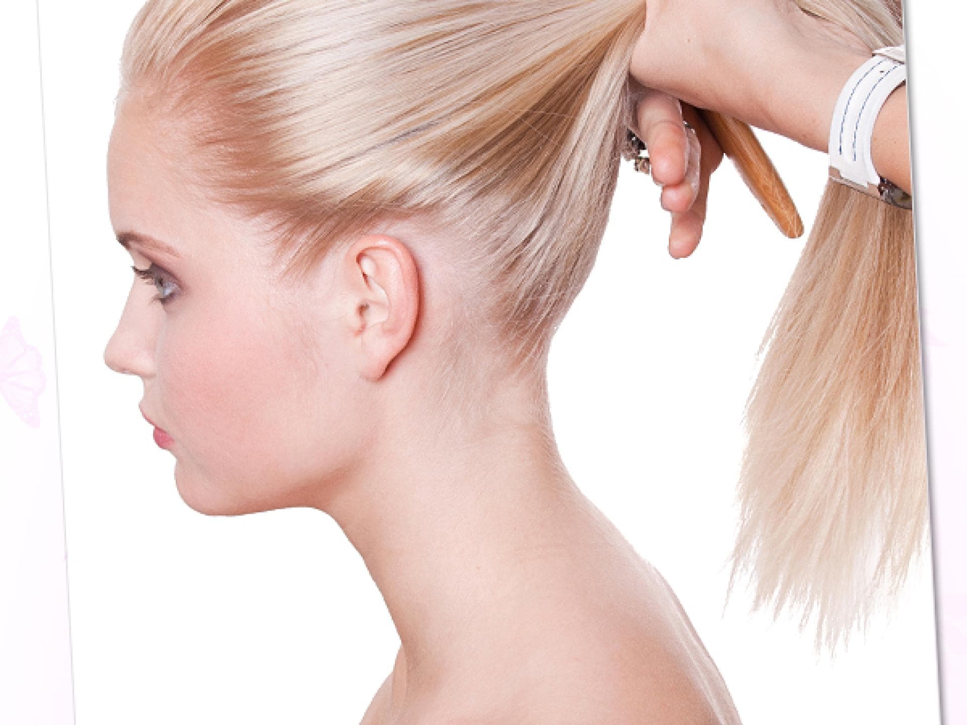 Anleitung: Hoher Pferdeschwanz - Step 1