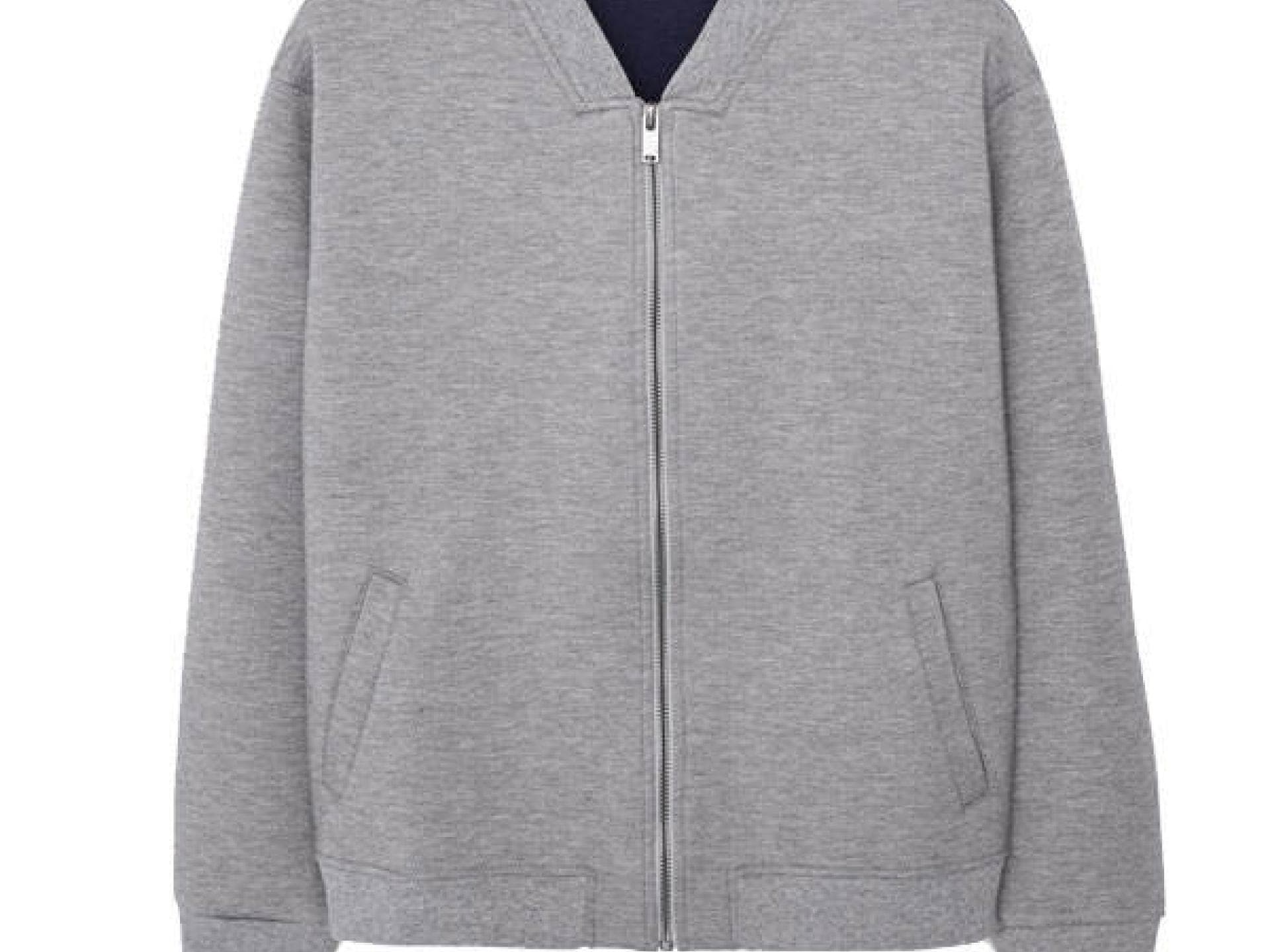 Graue Bomberjacke von Mango